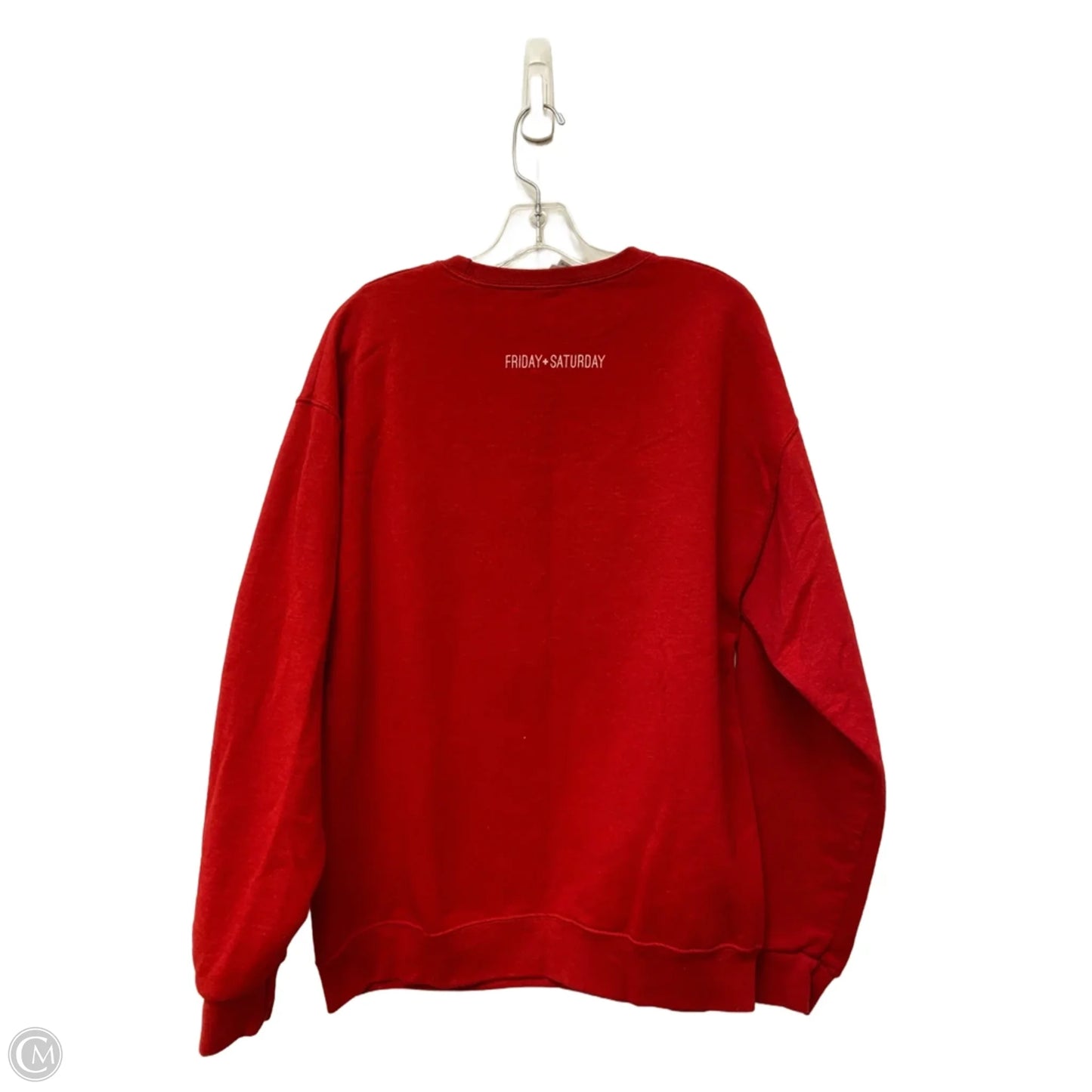 Sweatshirt Crewneck By Jerzees In Red, Size: L