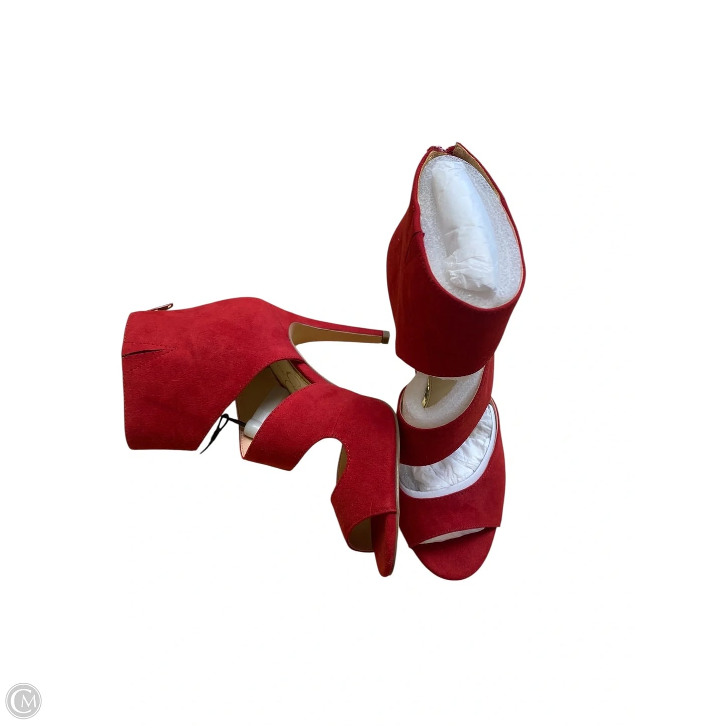 Shoes Heels Stiletto By Jessica Simpson In Red, Size: 6.5