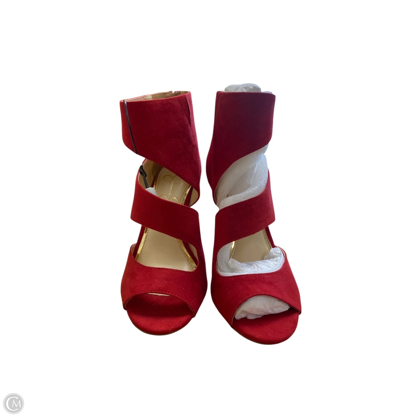 Shoes Heels Stiletto By Jessica Simpson In Red, Size: 6.5