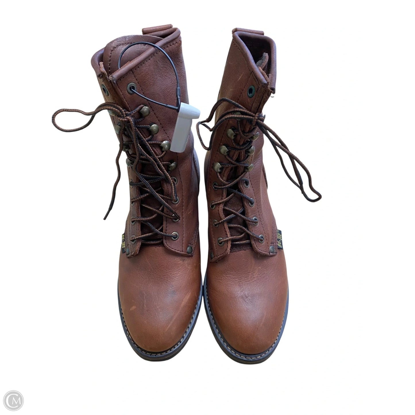 Boots Combat By Clothes Mentor In Brown, Size: 9