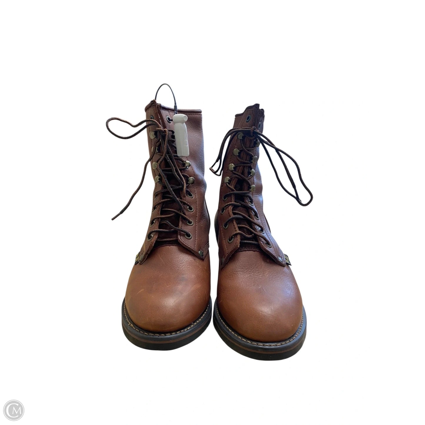 Boots Combat By Clothes Mentor In Brown, Size: 9