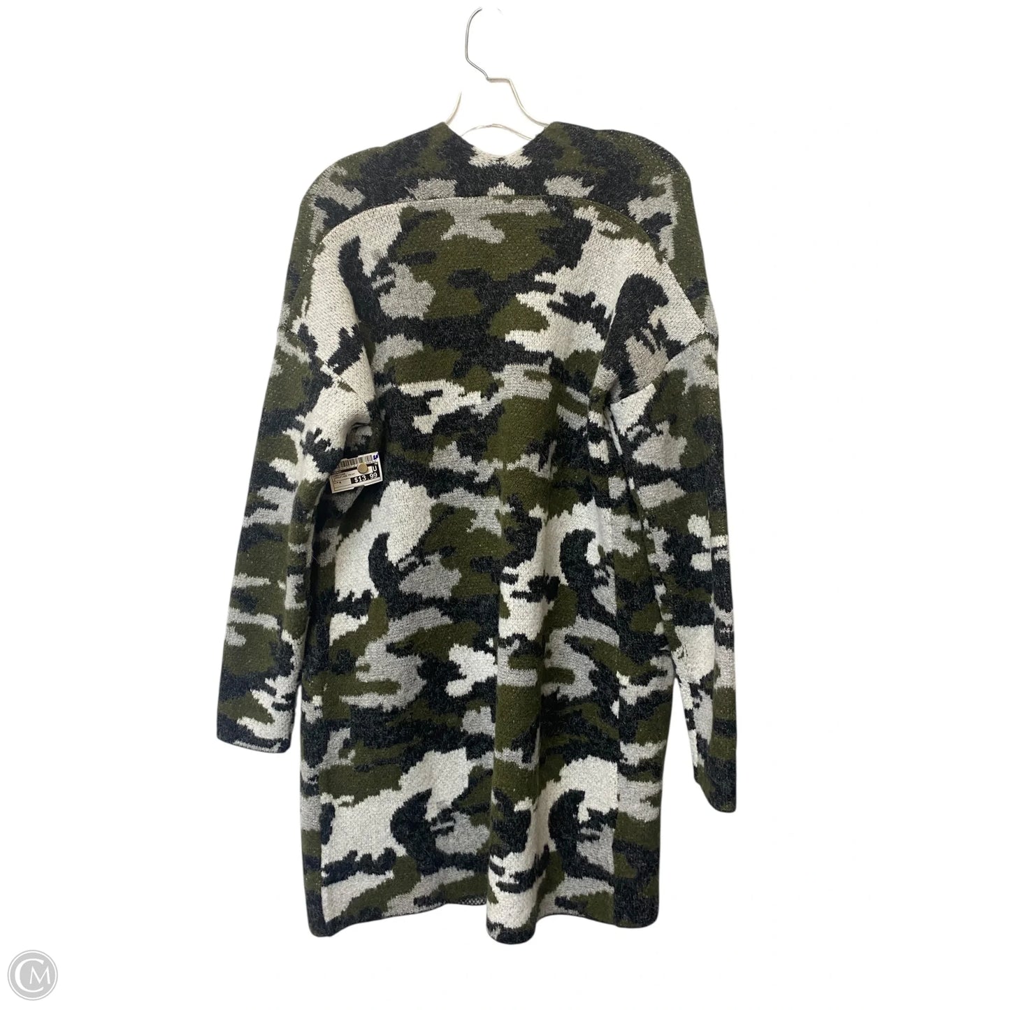 Cardigan By Venus In Camouflage Print, Size: M
