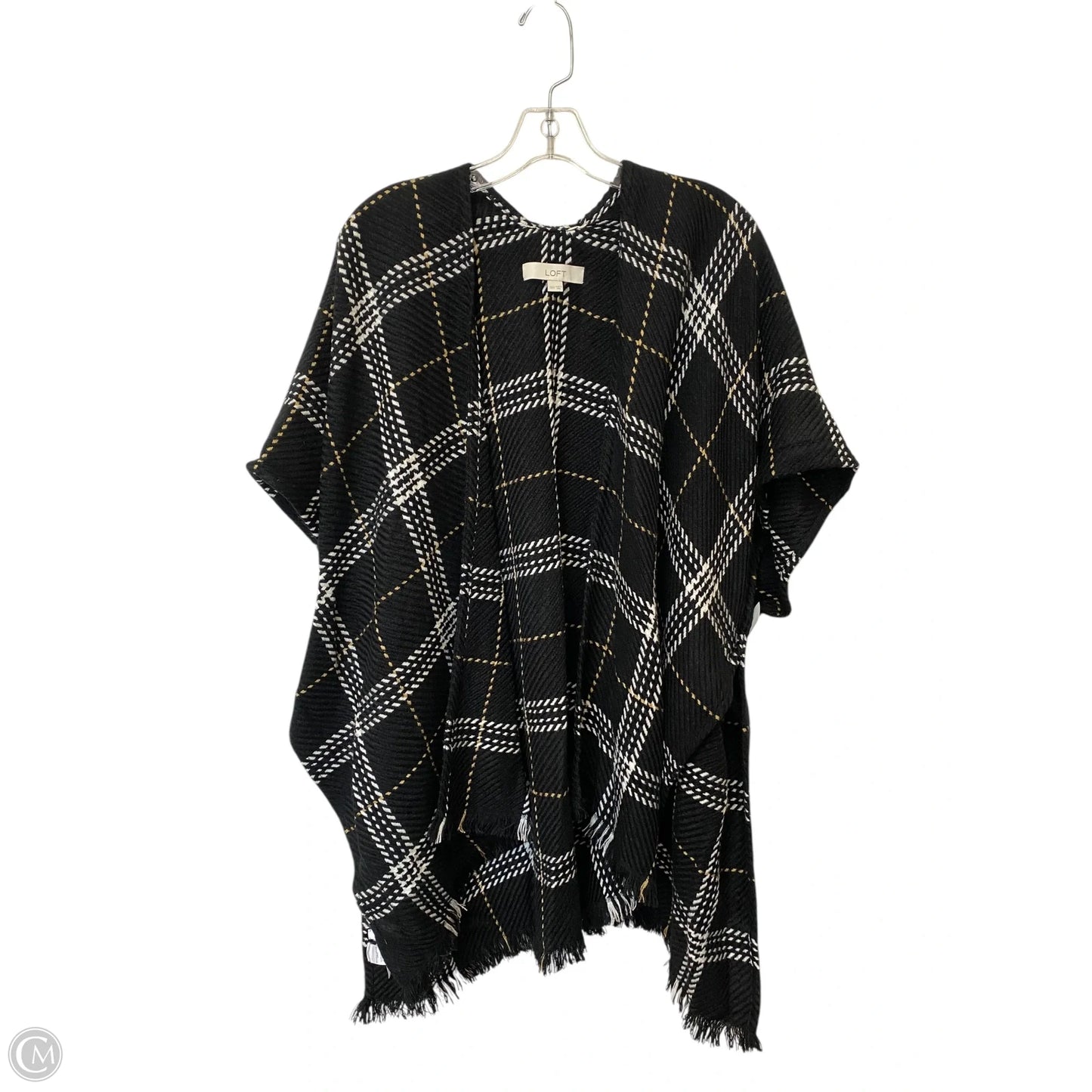Shawl By Loft In Black, Size: S