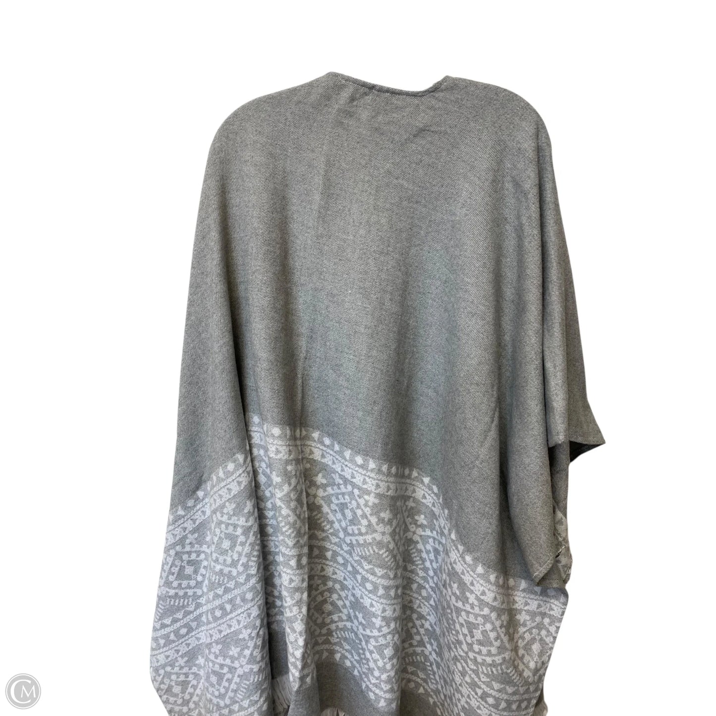 Shawl By Cme In Grey, Size: Osfm