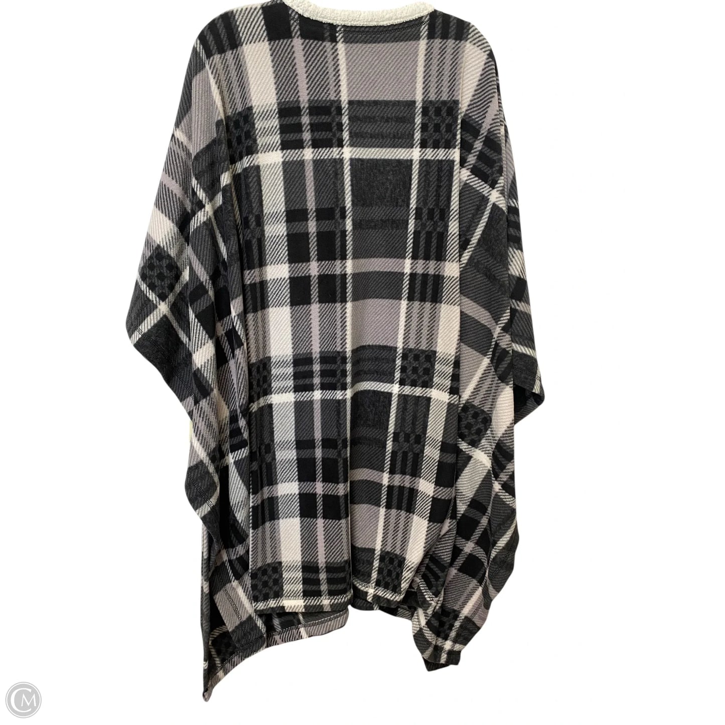 Cardigan By Cuddl Duds In Plaid Pattern, Size: L