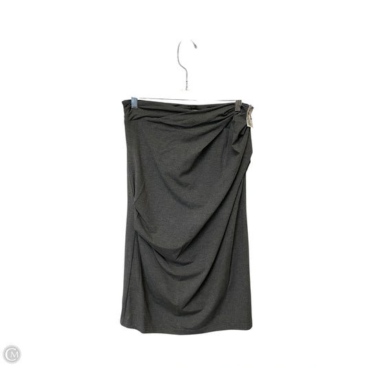 Skirt Midi By Clothes Mentor In Grey, Size: L