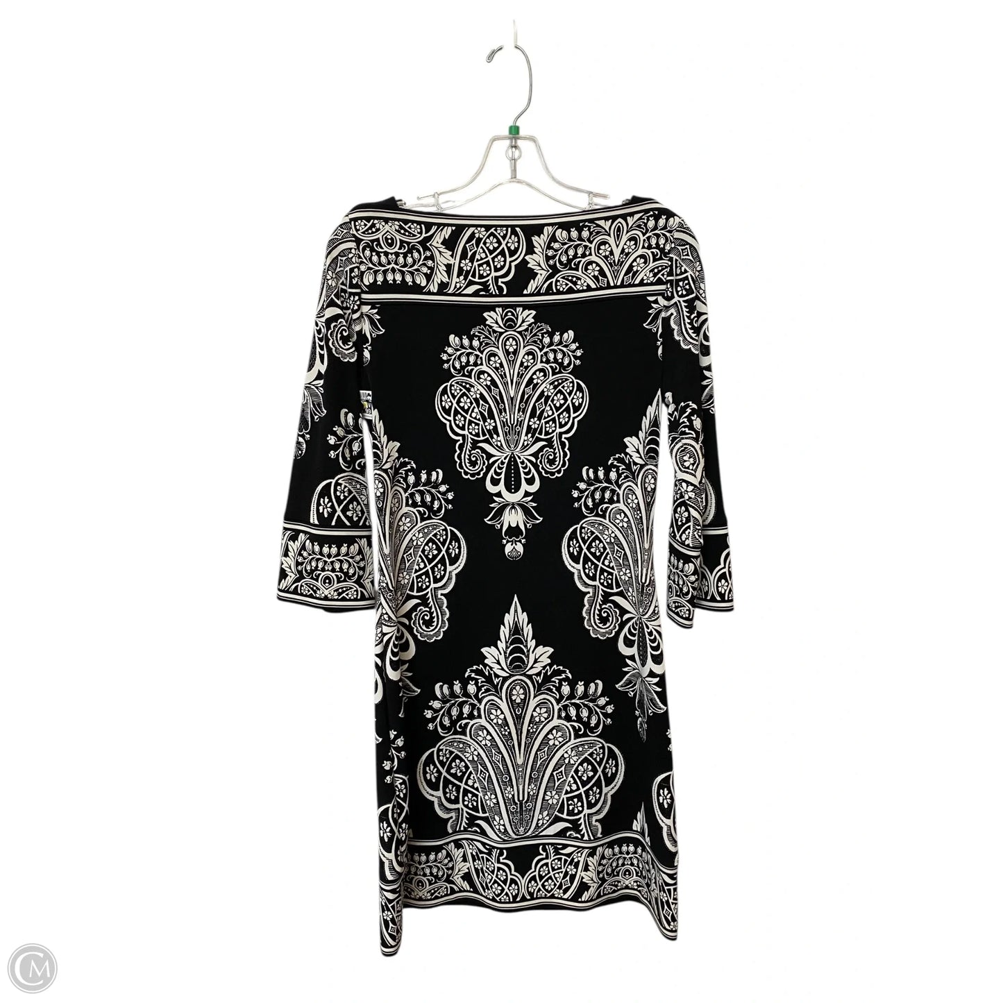 Dress Casual Midi By White House Black Market In Black, Size: Xs