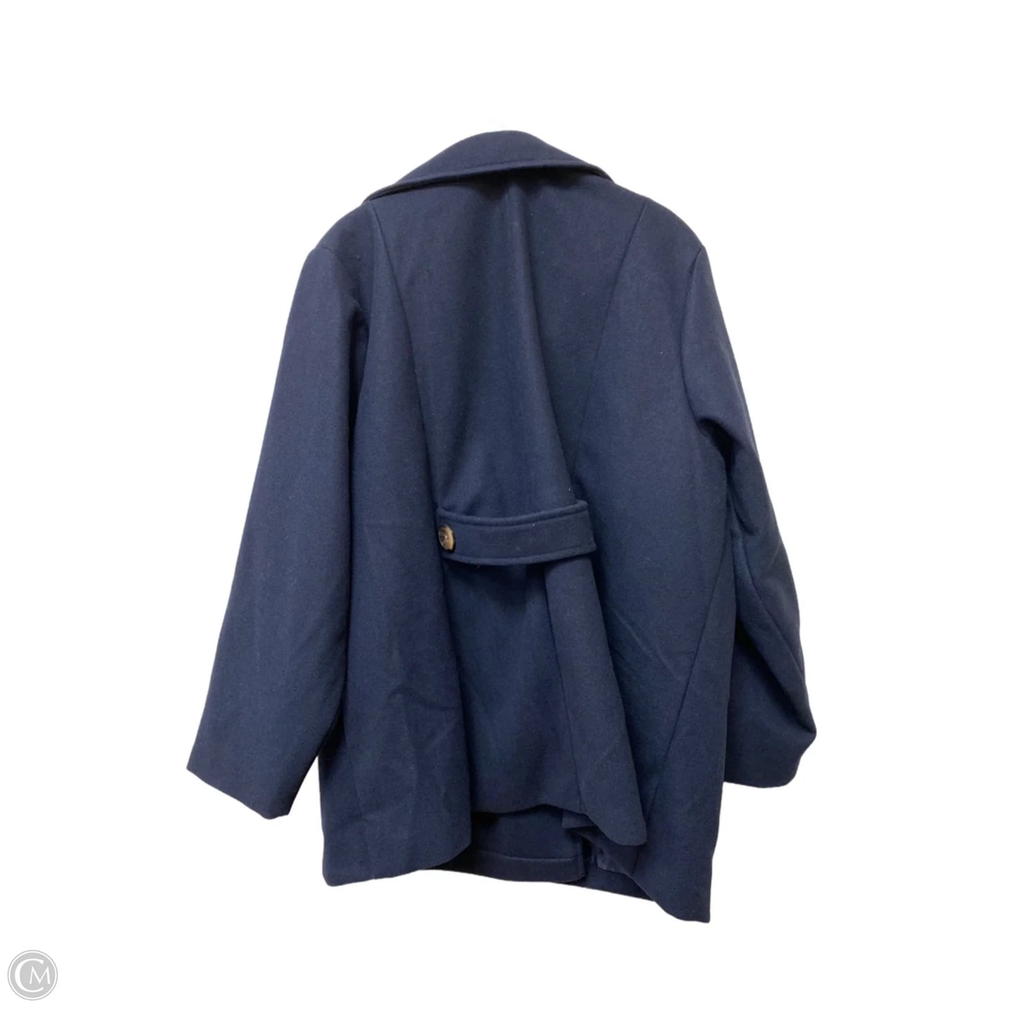 Coat Peacoat By Me Jane In Blue, Size: 3x