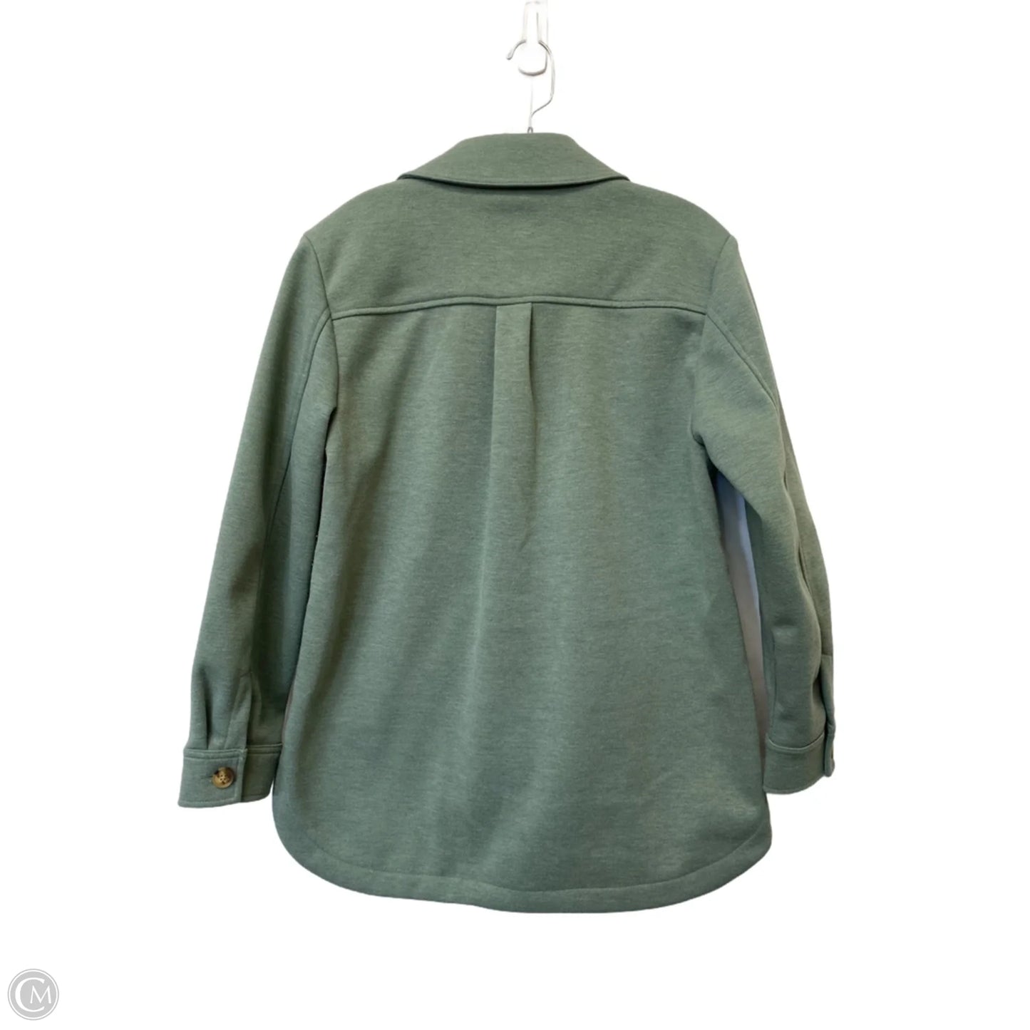 Jacket Shirt By Loft In Green, Size: Sp