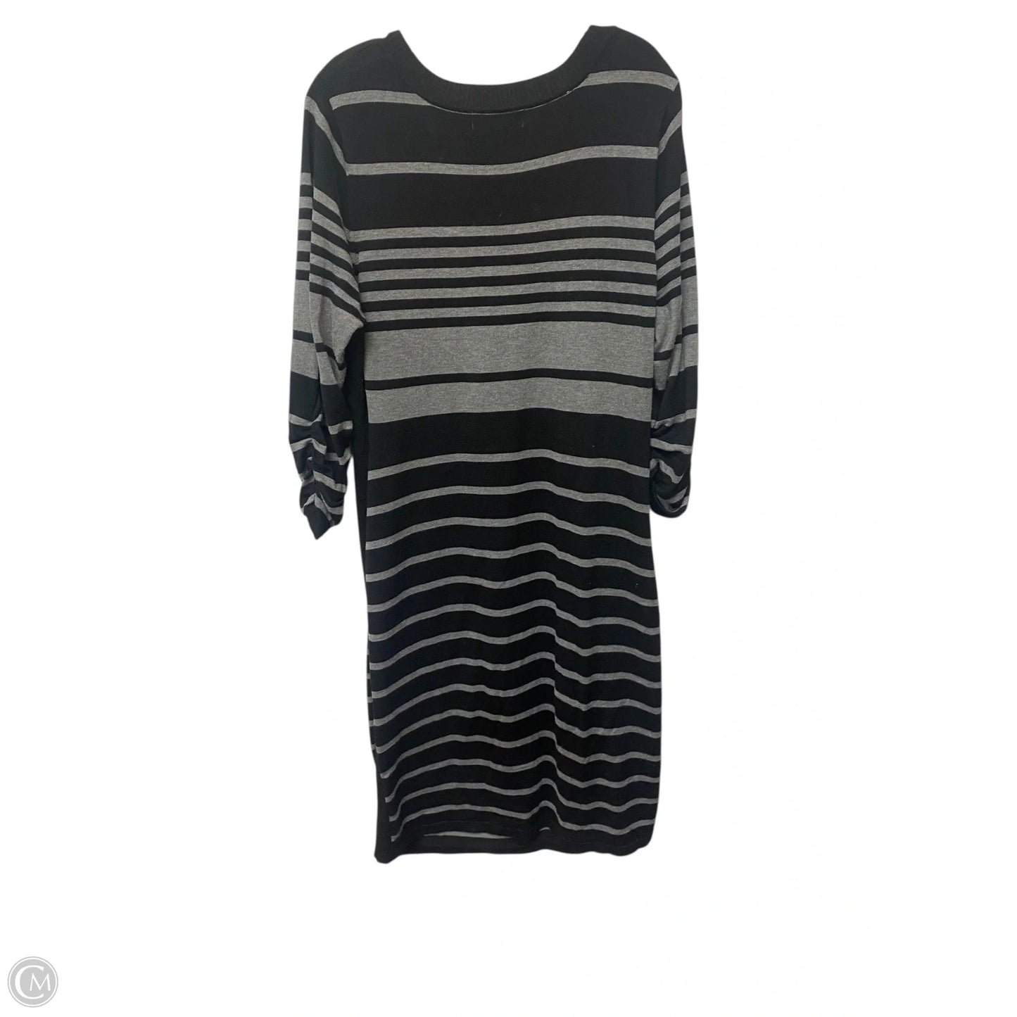 Dress Casual Midi By Pink Rose In Striped Pattern, Size: 2x