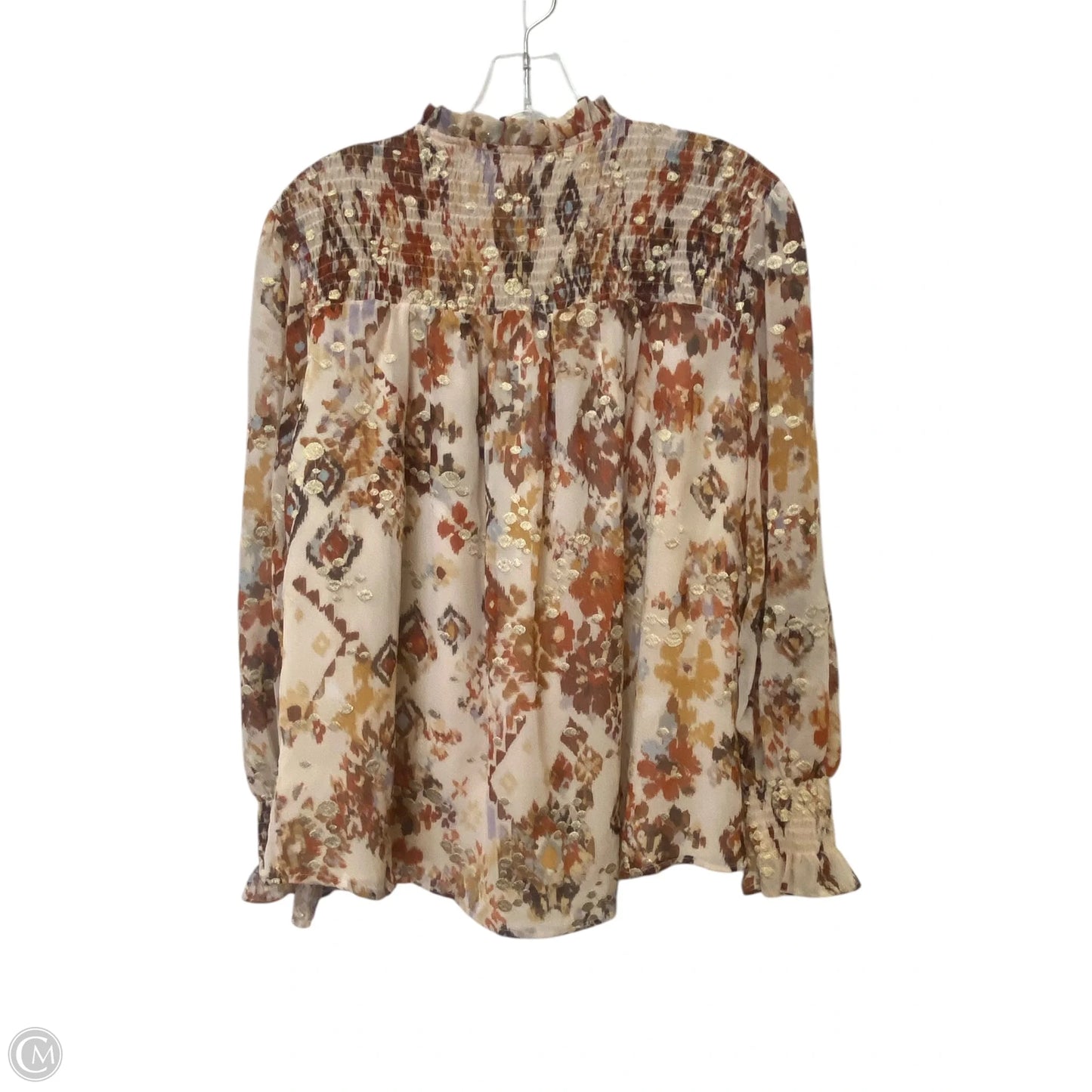 Top Long Sleeve By Clothes Mentor In Multi-colored, Size: L