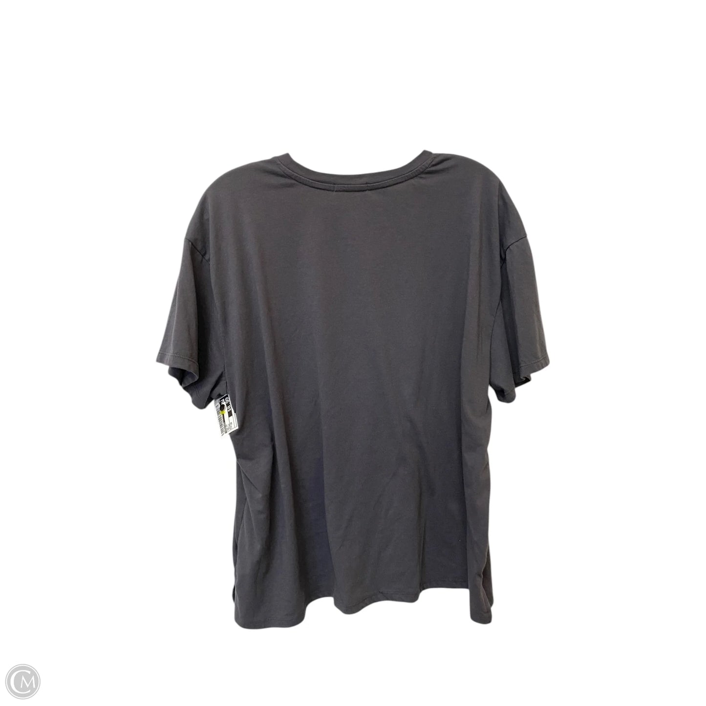 Top Short Sleeve By Maurices In Grey, Size: 1x