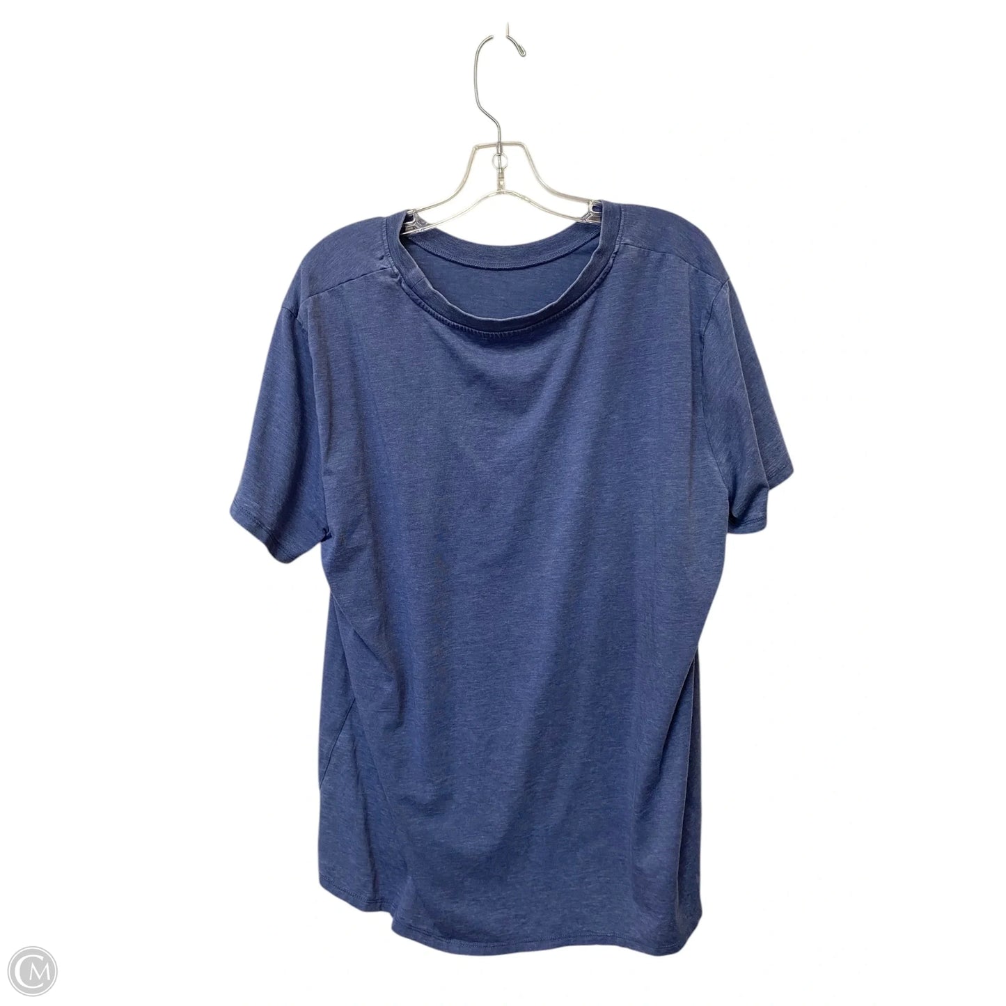 Top Short Sleeve By Clothes Mentor In Blue, Size: Xxl