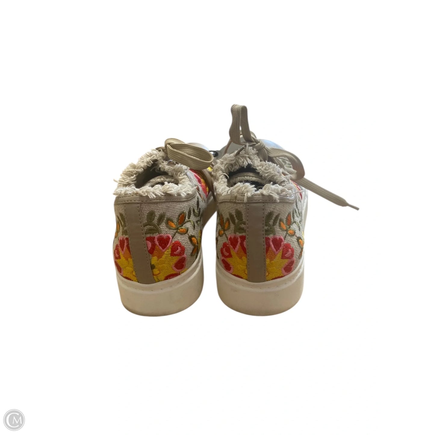 Shoes Sneakers By Vaneli In Floral Print, Size: 9