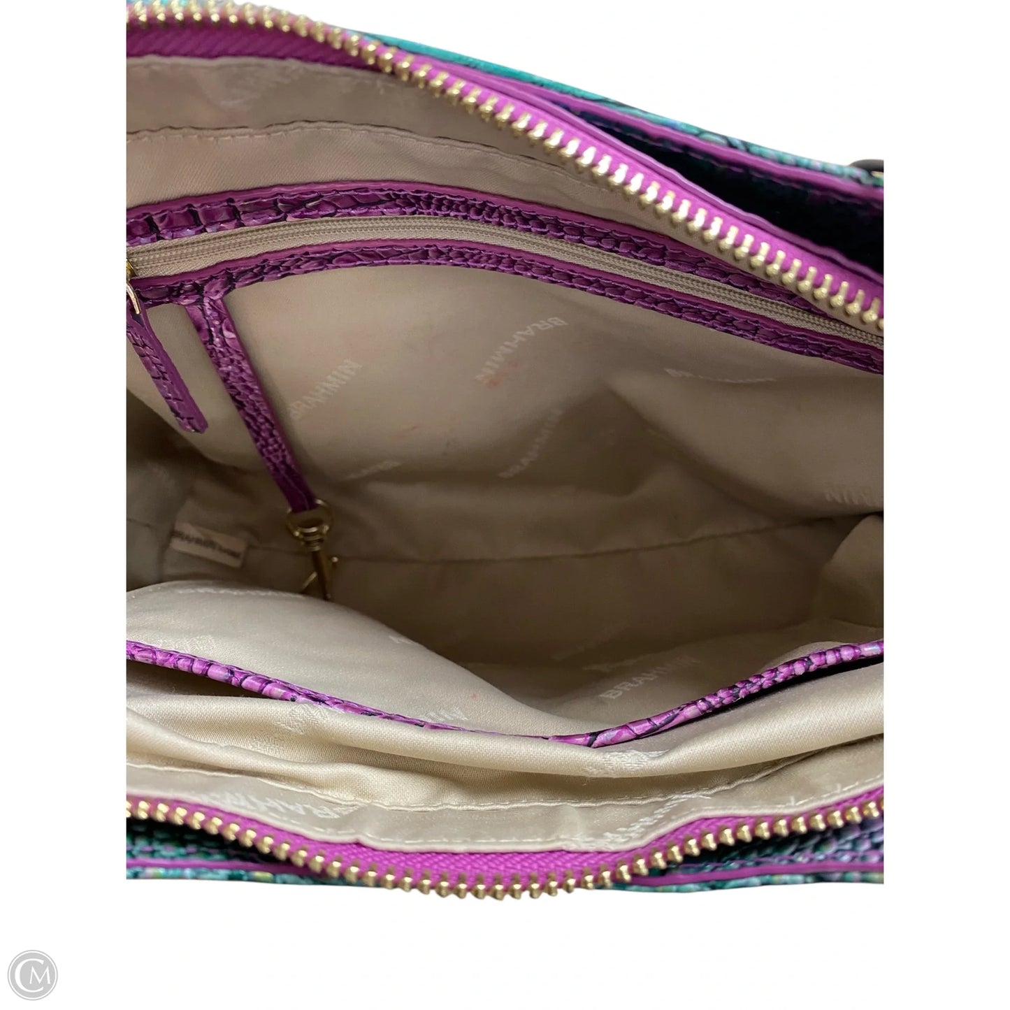 Handbag Designer By Brahmin, Size: Medium