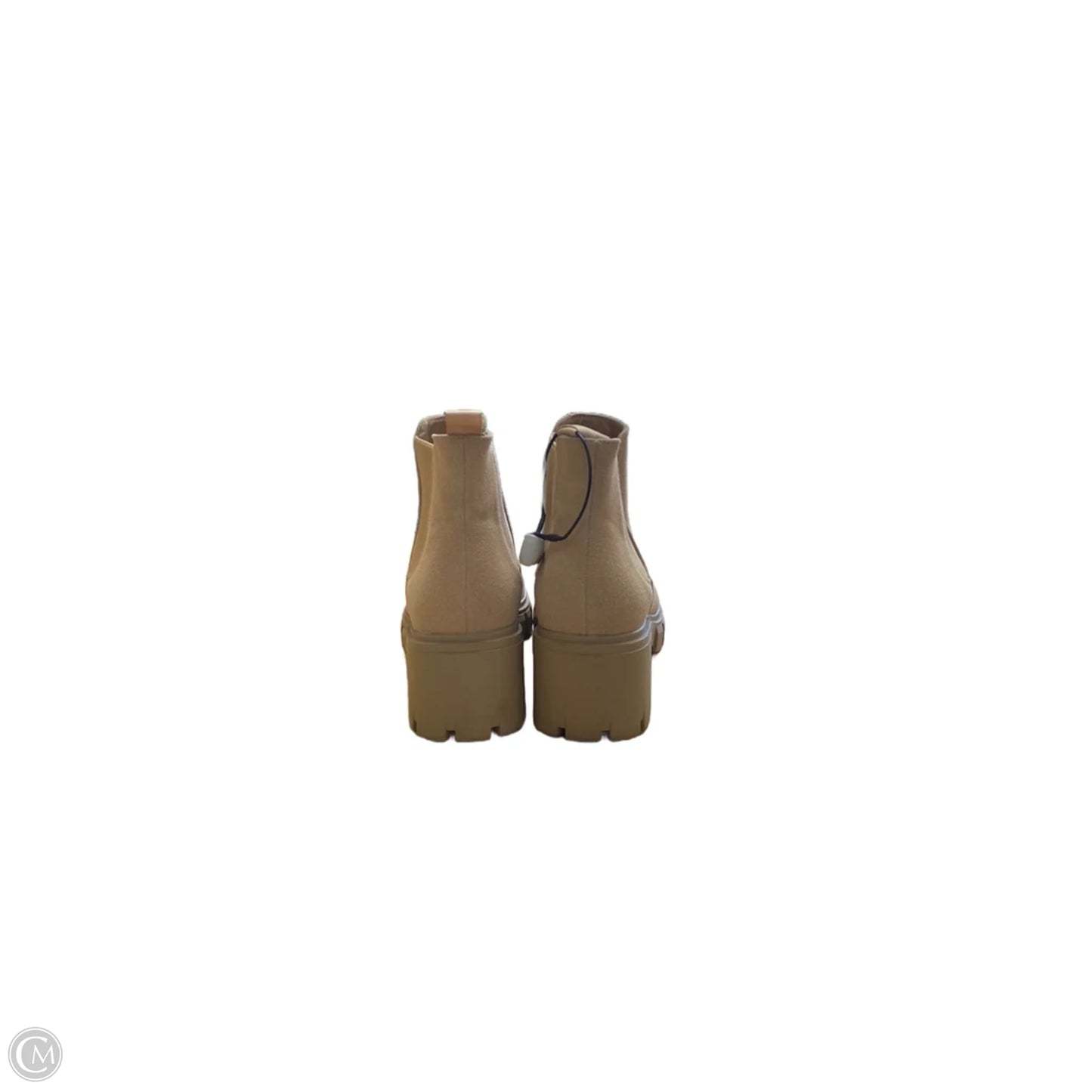 Boots Ankle Heels By Cmf In Tan, Size: 8.5