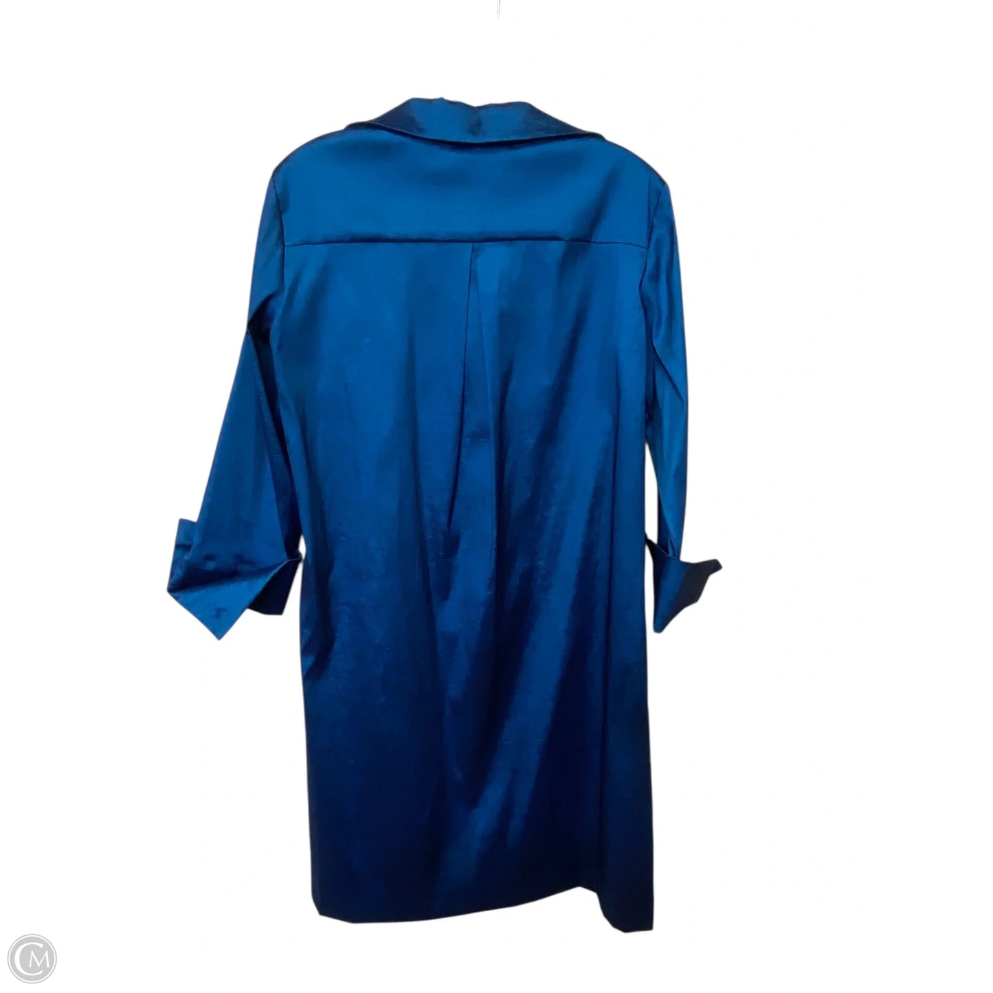 Dress Casual Midi By Preston And New York In Blue, Size: 6