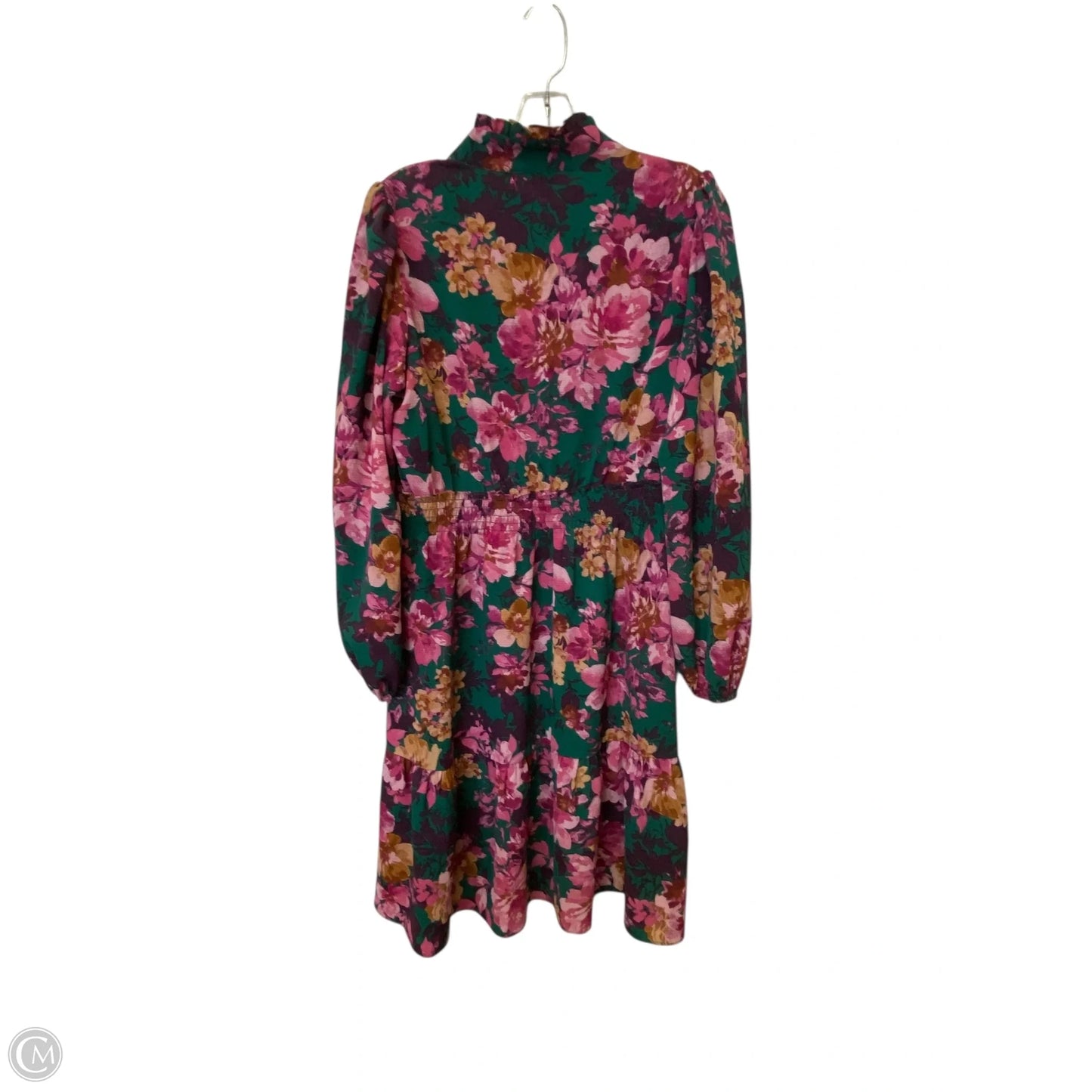 Dress Casual Midi By London Times In Floral Print, Size: 10