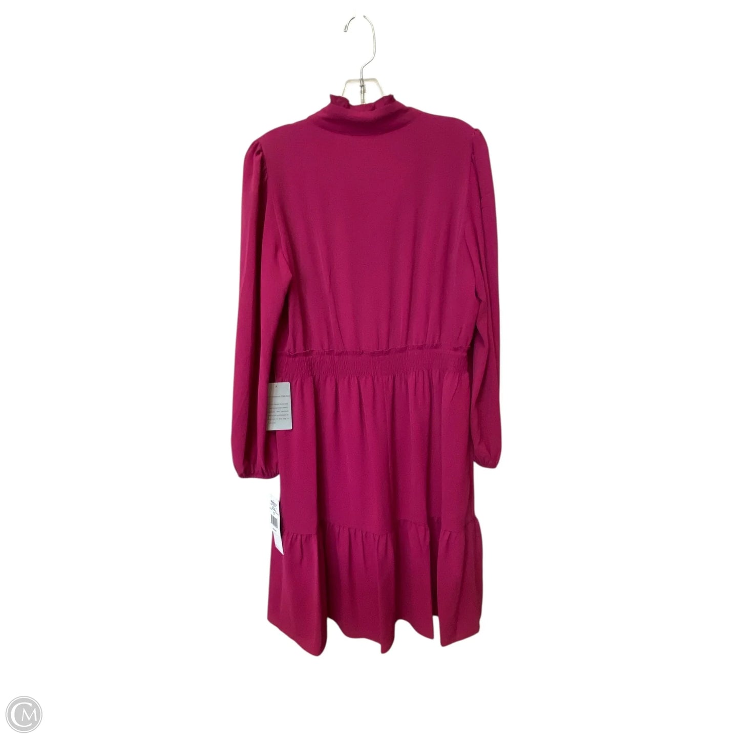 Dress Casual Midi By London Times In Pink, Size: 10