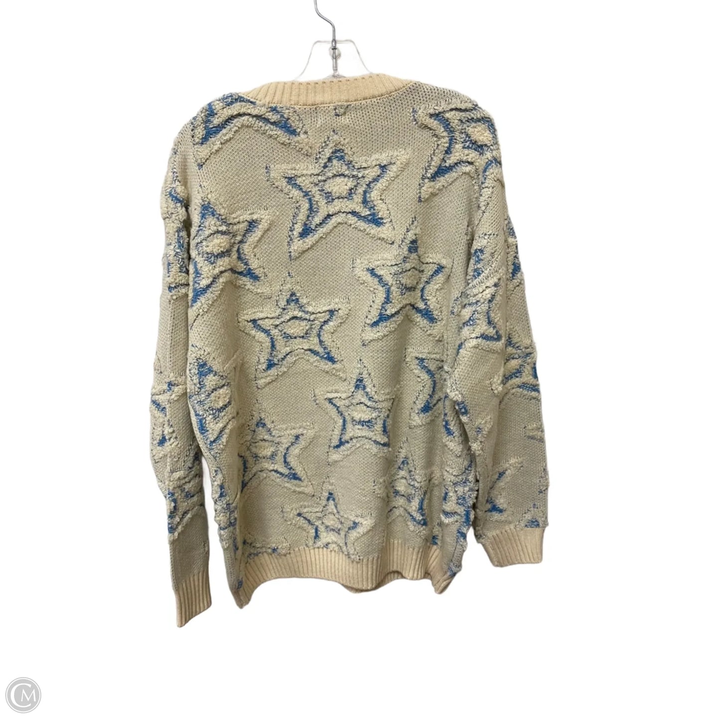 Sweater By Clothes Mentor In Black & Cream, Size: L