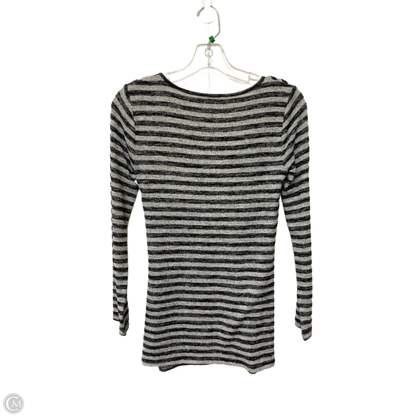 Top Long Sleeve By White House Black Market In Striped Pattern, Size: Xxs