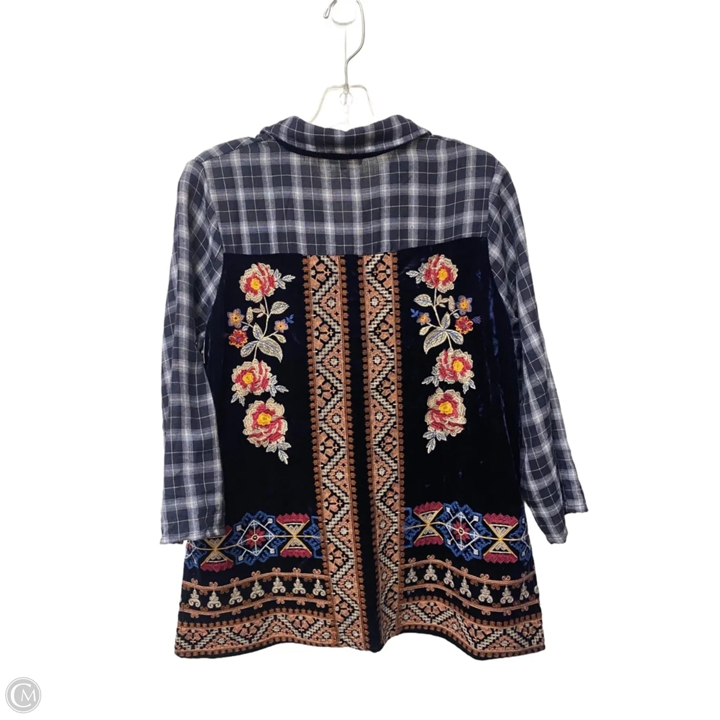 Top Long Sleeve By Andree By Unit In Animal Print, Size: S