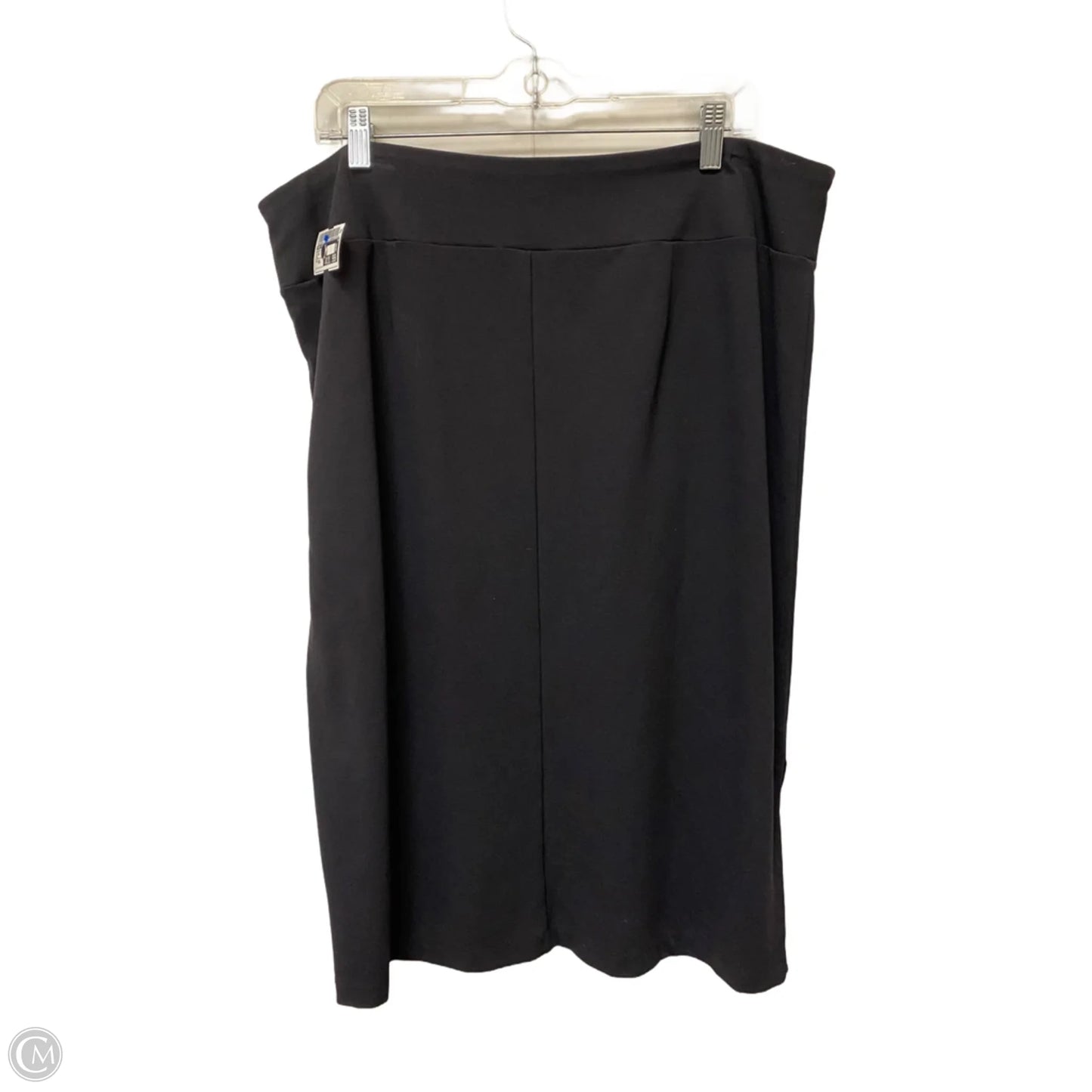 Skirt Midi By 89th And Madison In Black, Size: Xl