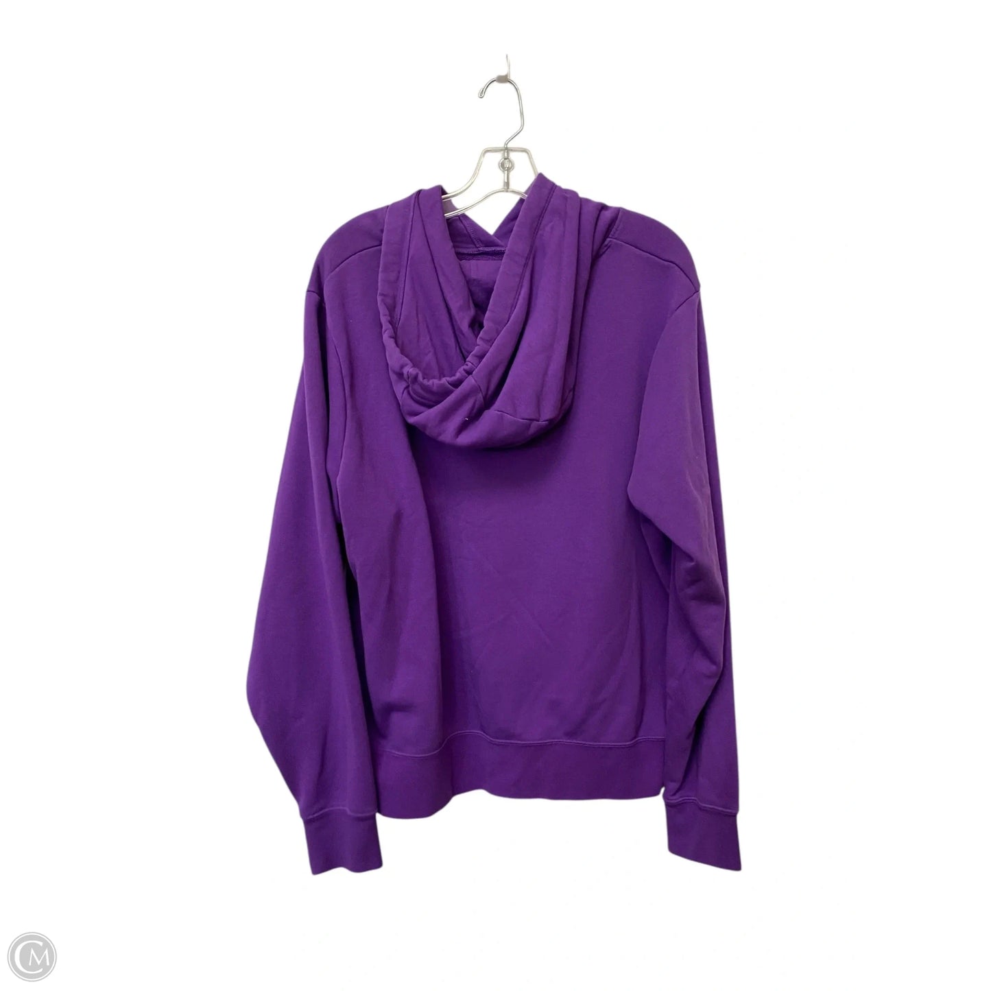 Sweatshirt Hoodie By Nike Apparel In Purple, Size: Xl