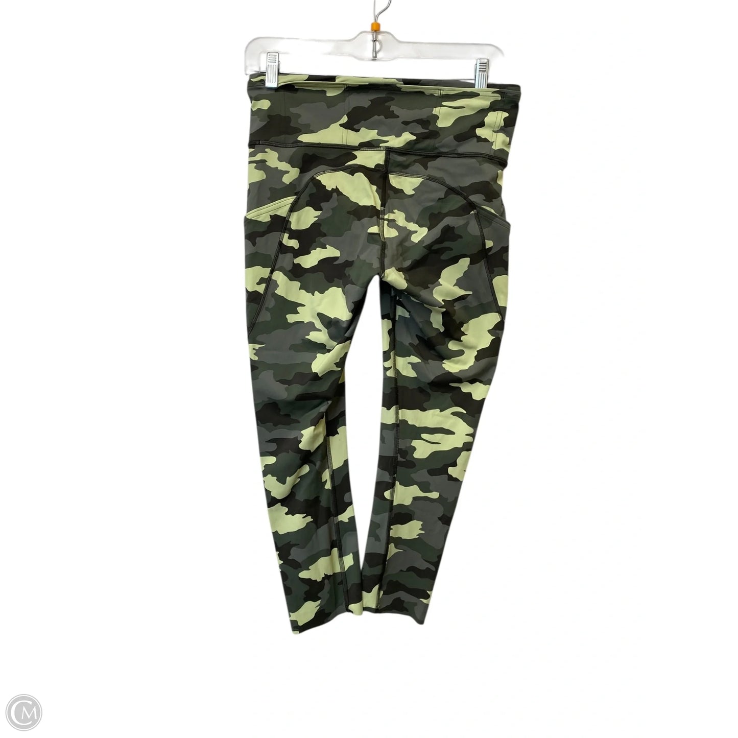Athletic Leggings By Lululemon In Green, Size: 8