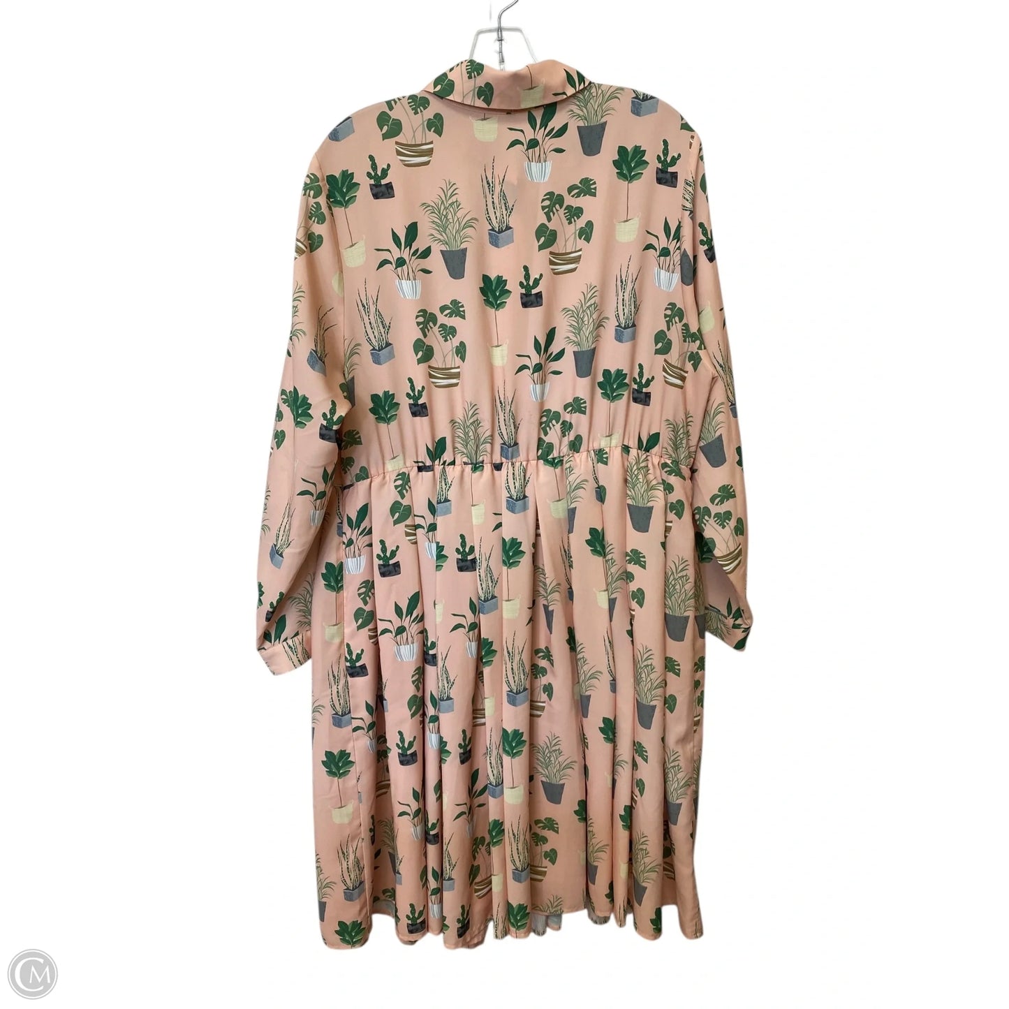 Dress Casual Midi By Eloquii In Floral Print, Size: 18