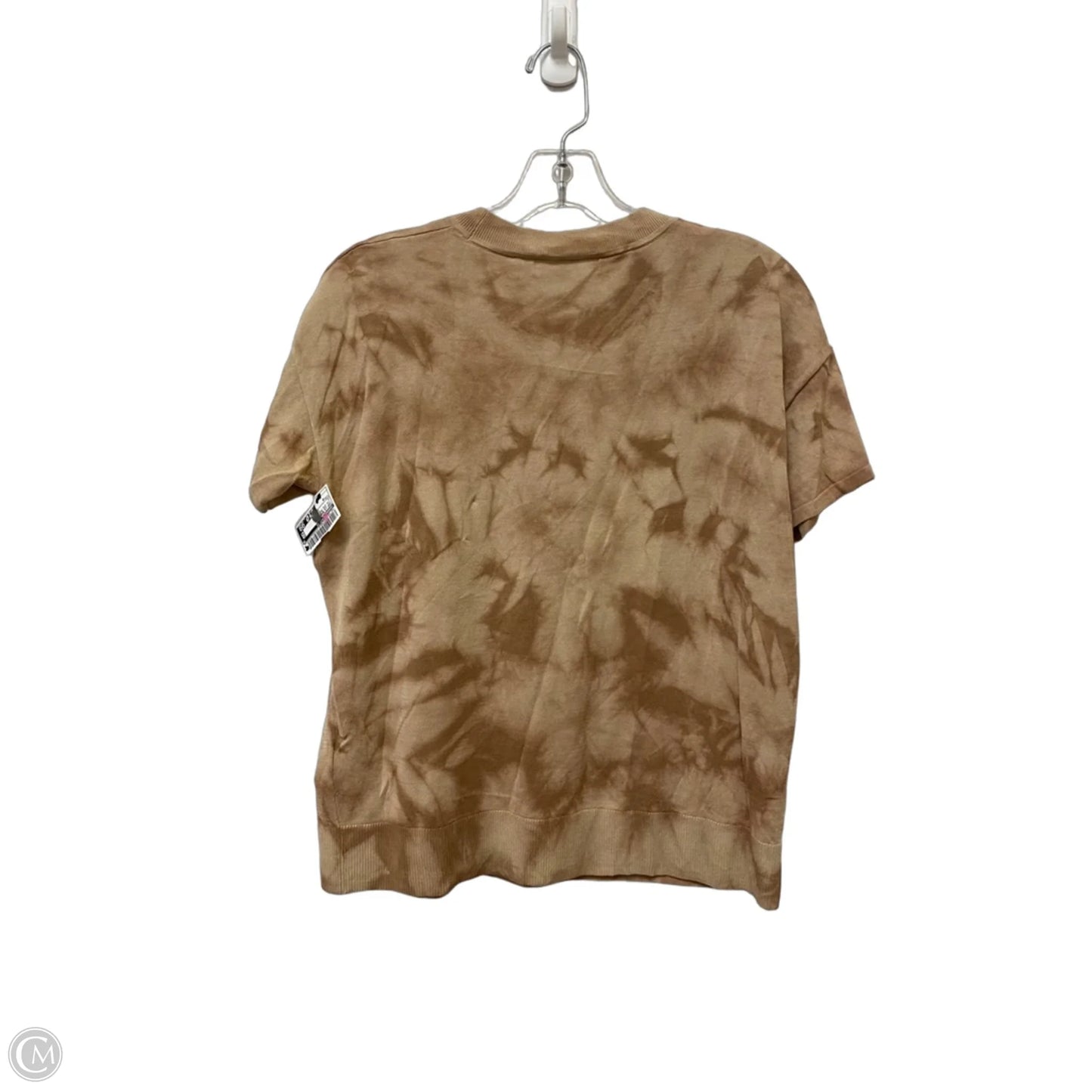 Top Long Sleeve Basic By Banana Republic In Tie Dye Print, Size: M