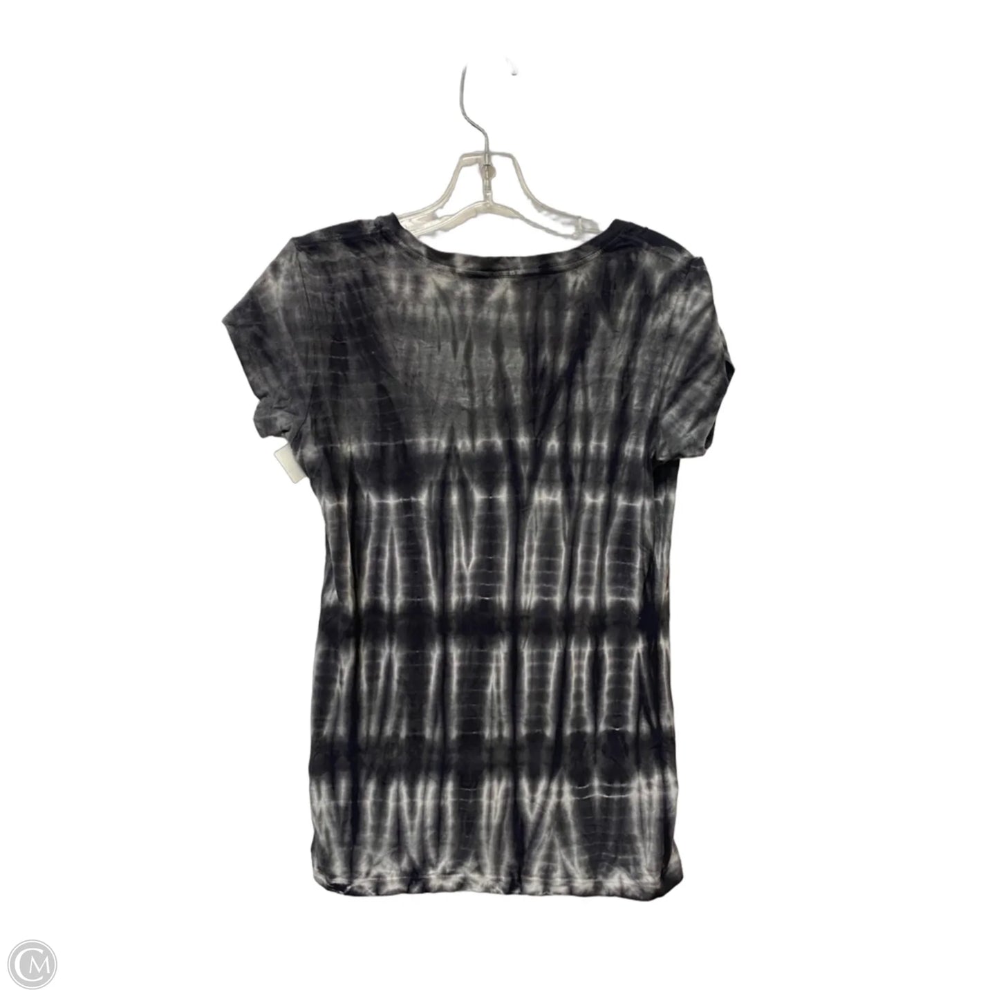Top Short Sleeve By Cme In Tortoise Shell Print, Size: L