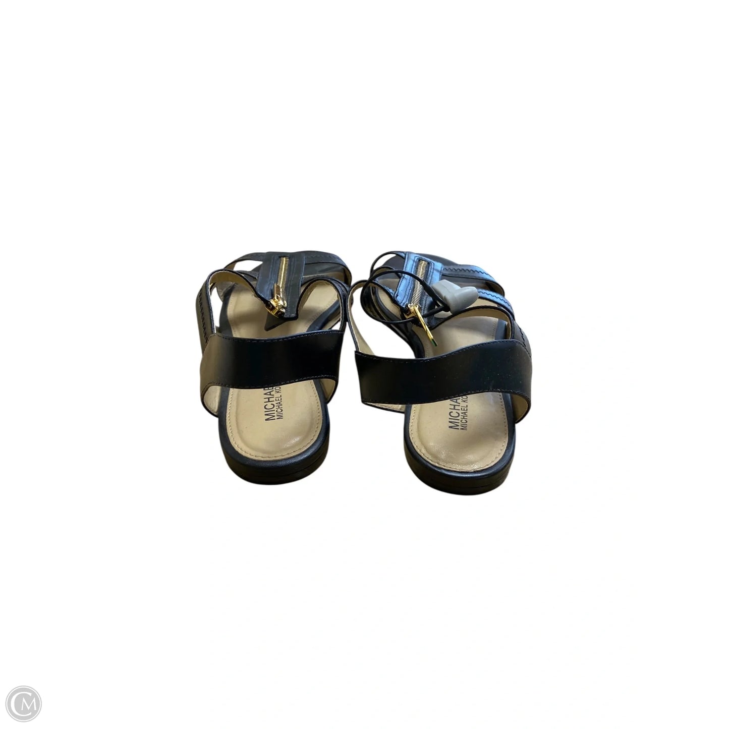 Sandals Flats By Michael By Michael Kors In Black, Size: 8