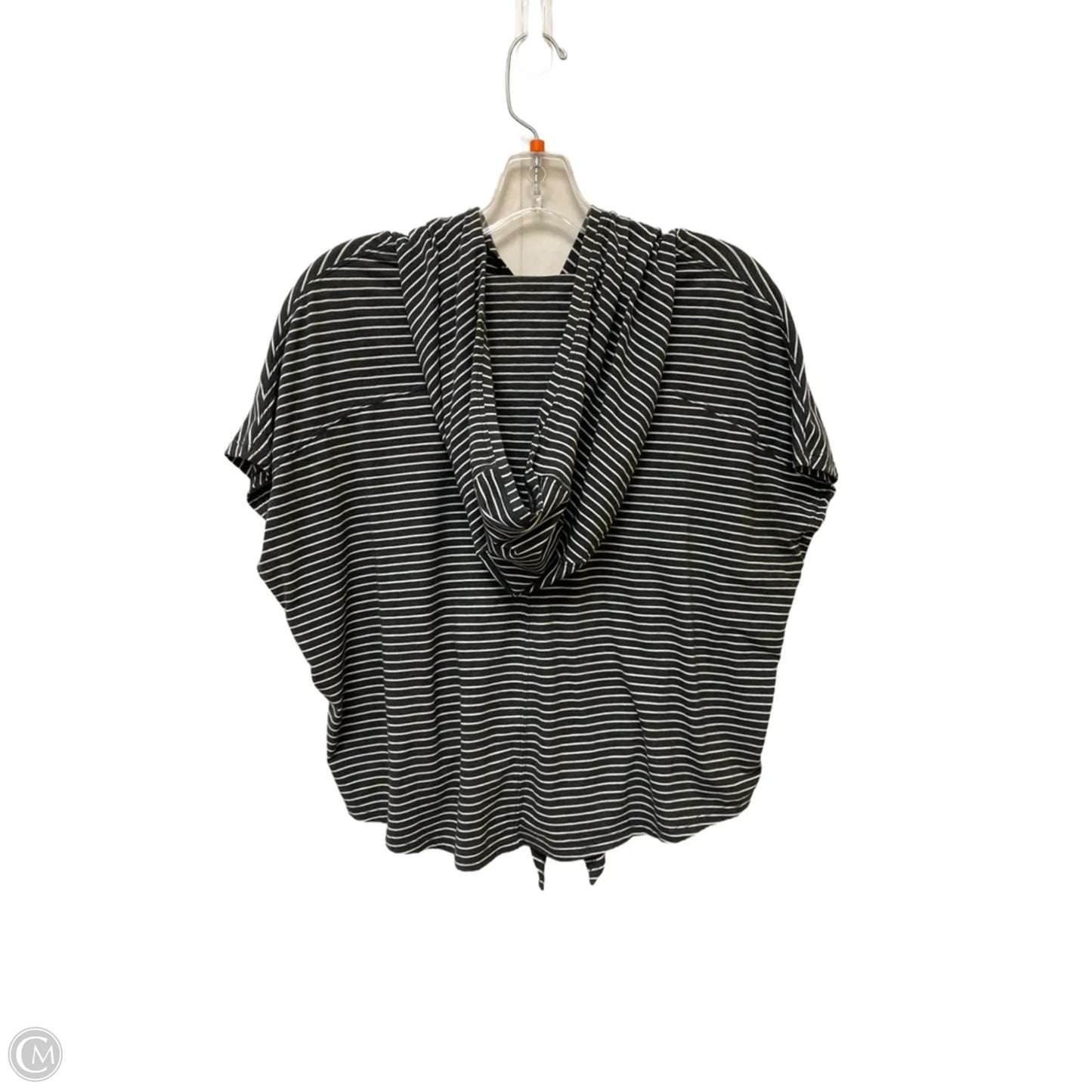 Athletic Top Short Sleeve By Lululemon In Striped Pattern, Size: 6