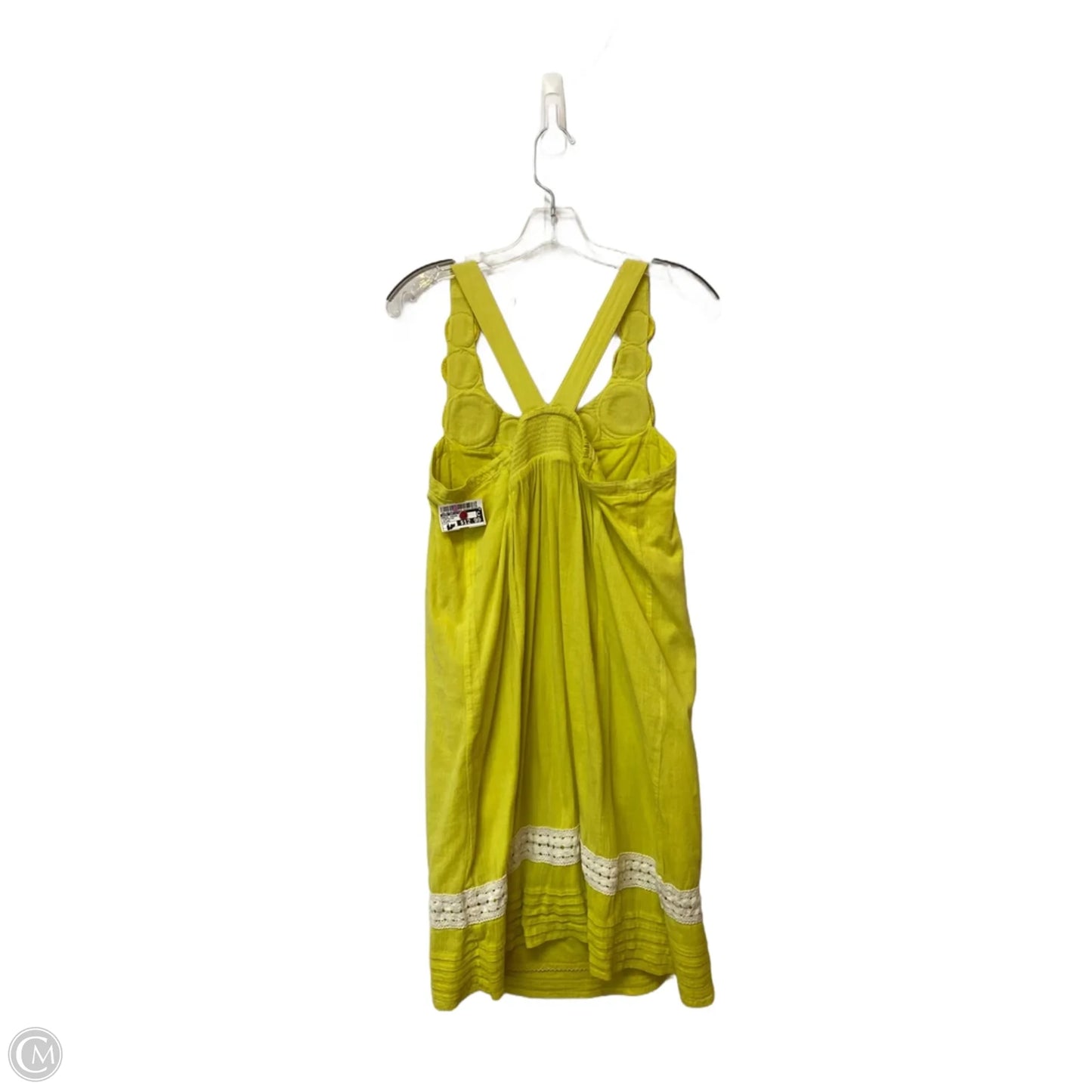Dress Casual Midi By Edme And Esyllte In Chartreuse, Size: S