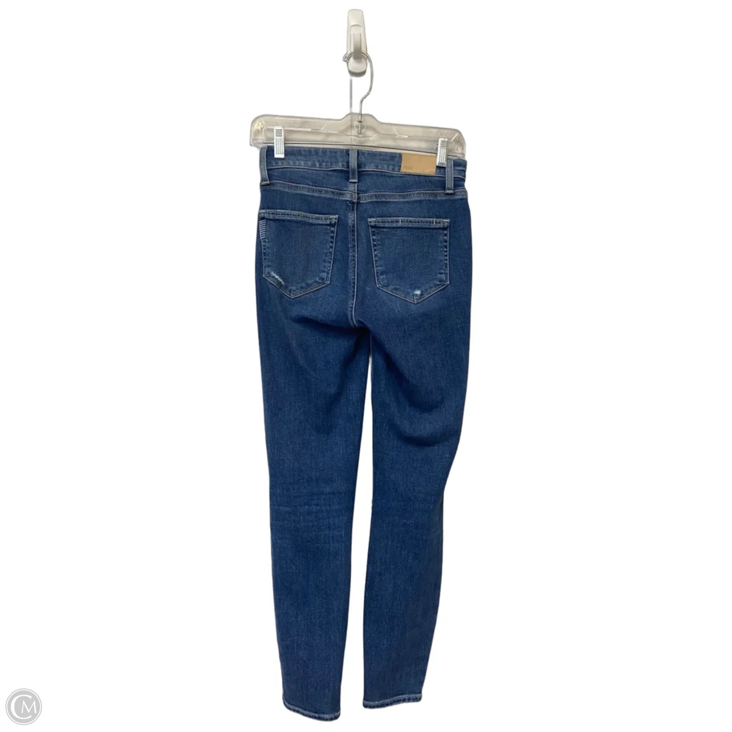 Jeans Skinny By Paige In Blue Denim, Size: 0