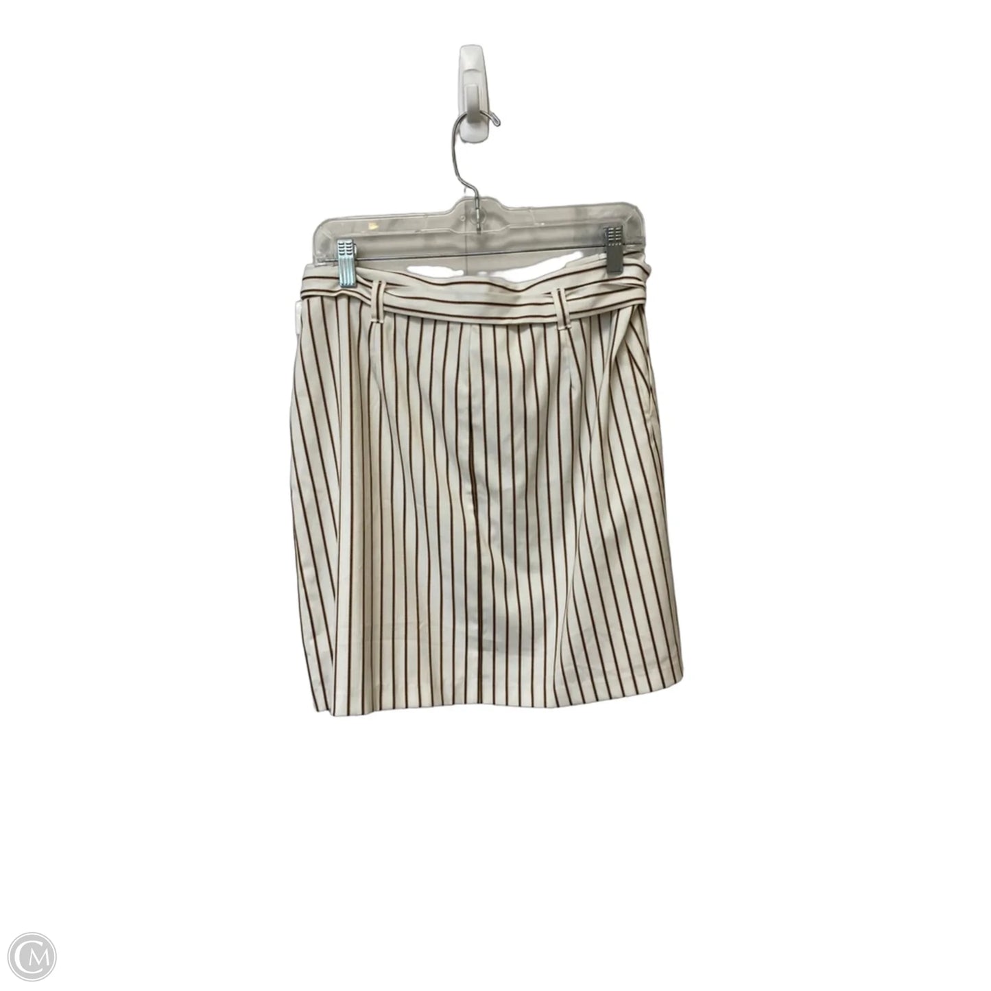 Skirt Mini & Short By Banana Republic In Striped Pattern, Size: 10