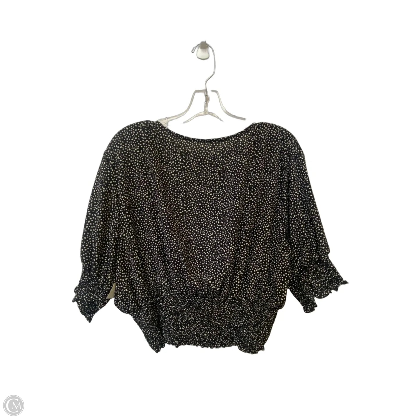 Top Short Sleeve By Cmf In Polkadot Pattern, Size: 3x