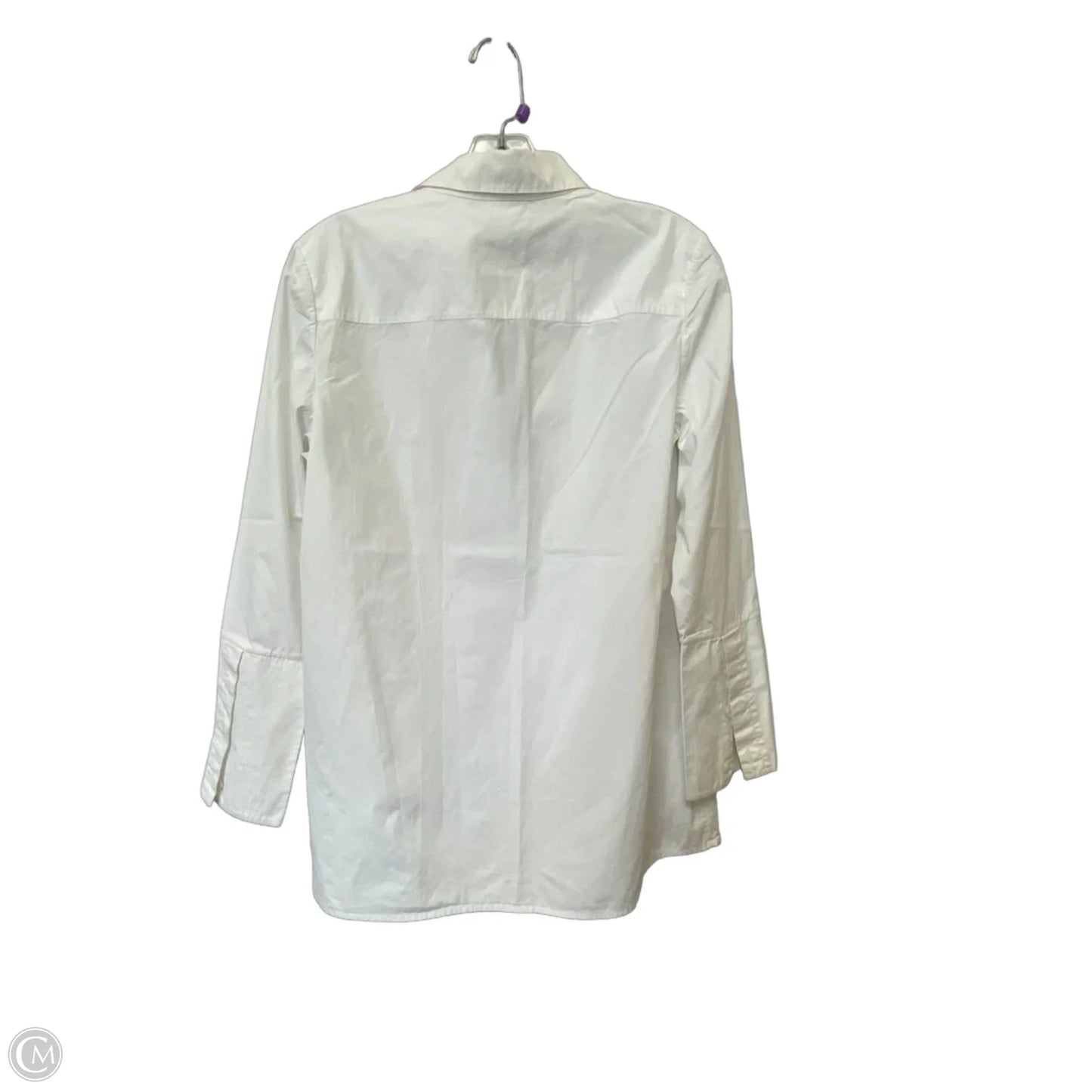 Top Long Sleeve Designer By Tory Burch In White, Size: 2