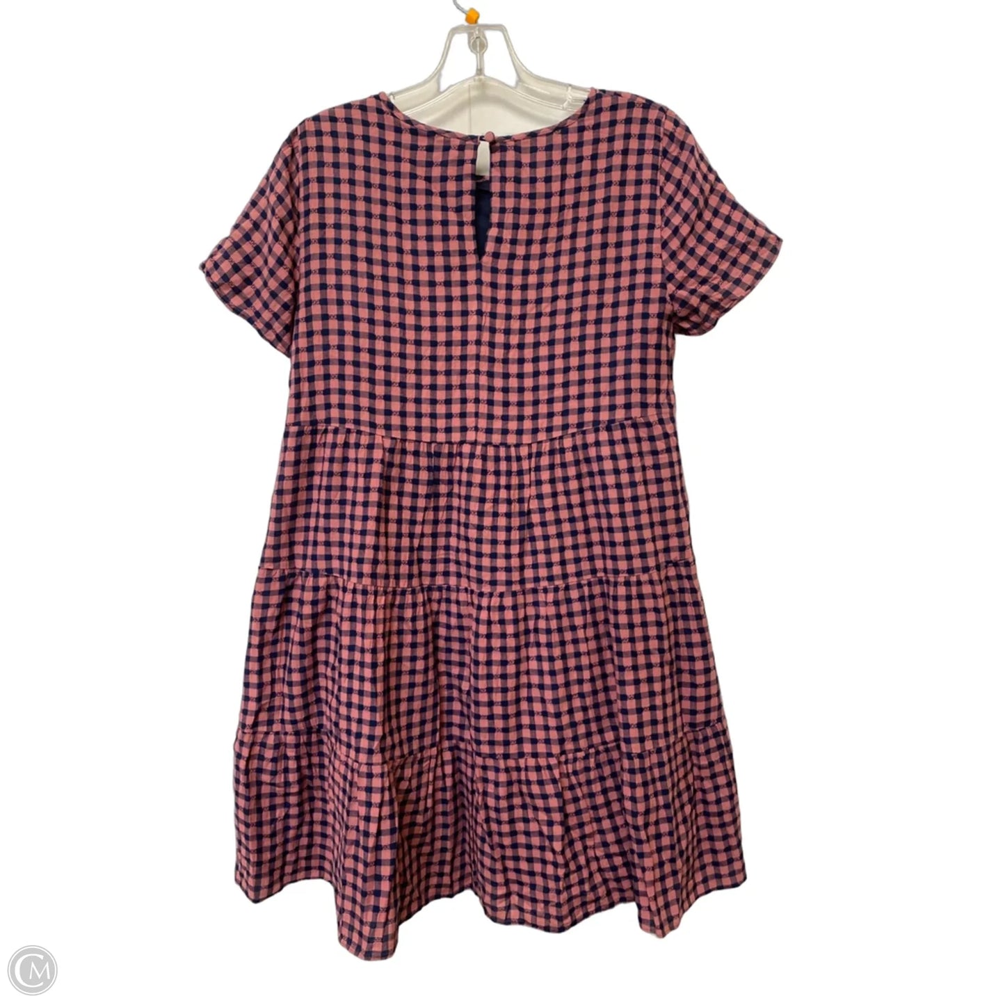 Dress Casual Midi By Madewell In Plaid Pattern, Size: S