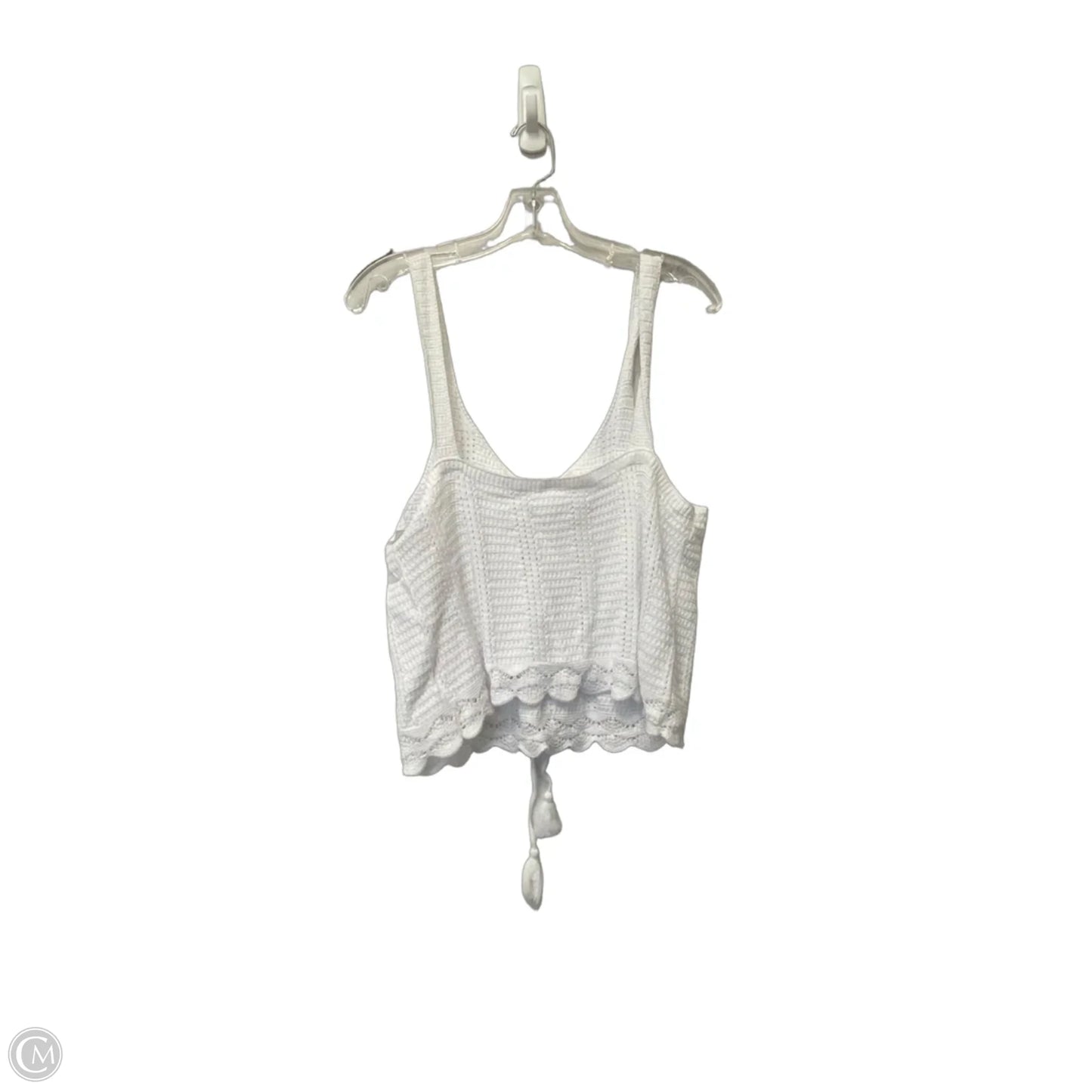 Top Sleeveless By Old Navy In White, Size: L