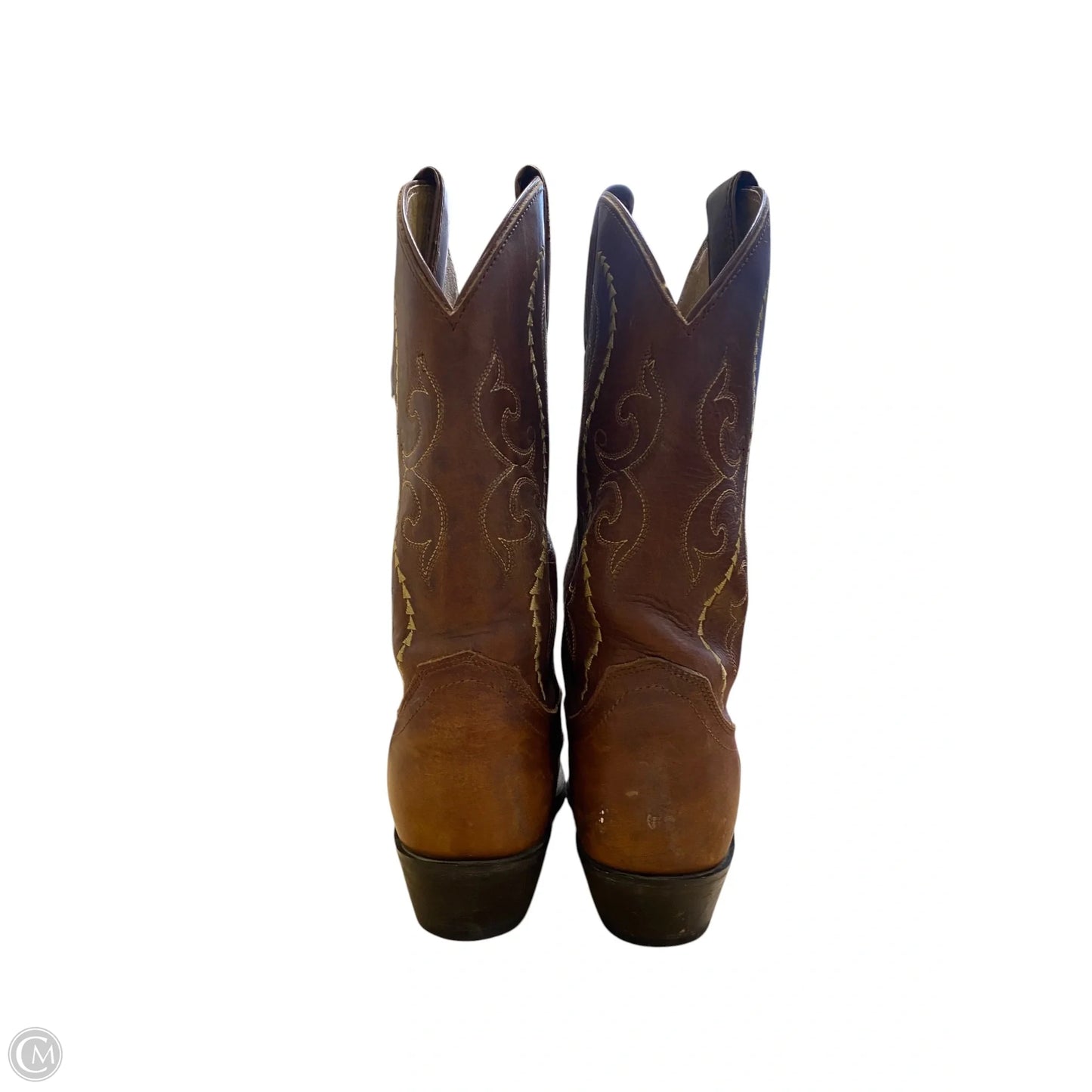 Boots Western By Justin In Brown, Size: 6