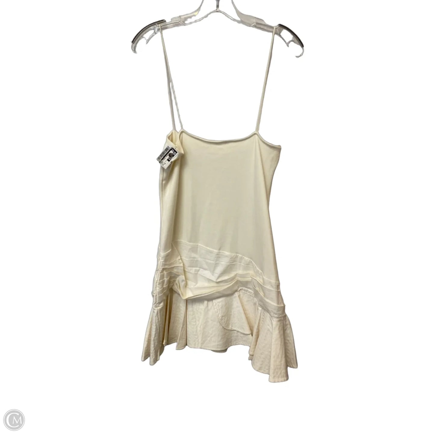 Dress Casual Short By Zara In Cream, Size: Xl