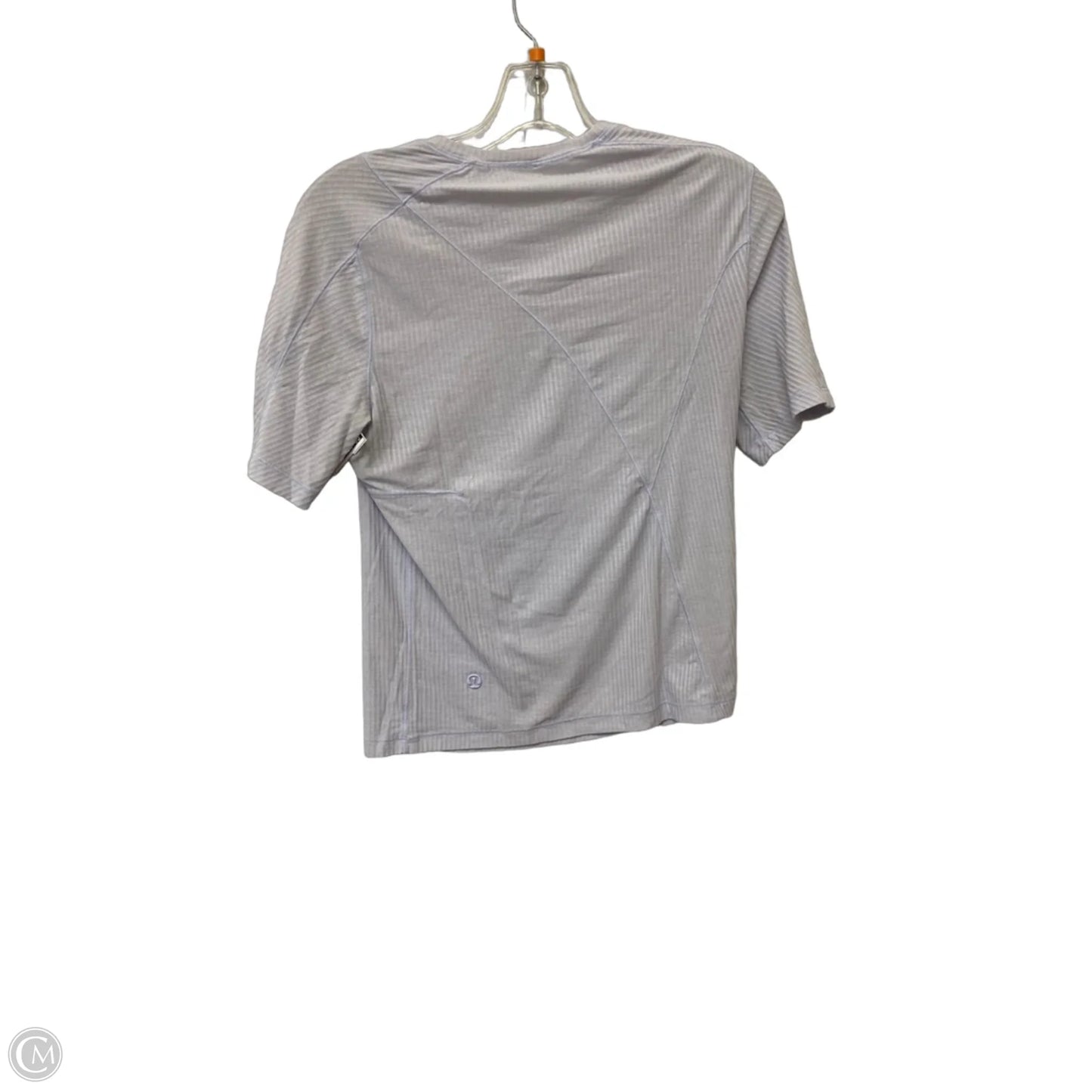 Athletic Top Short Sleeve By Lululemon In Purple, Size: M