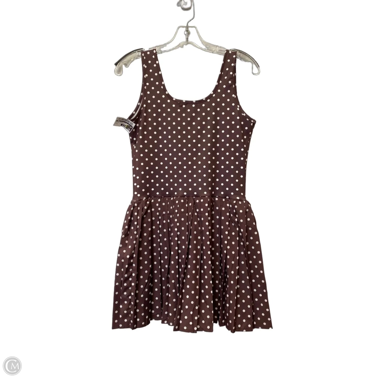 Dress Casual Midi By Cme In Polkadot Pattern, Size: M
