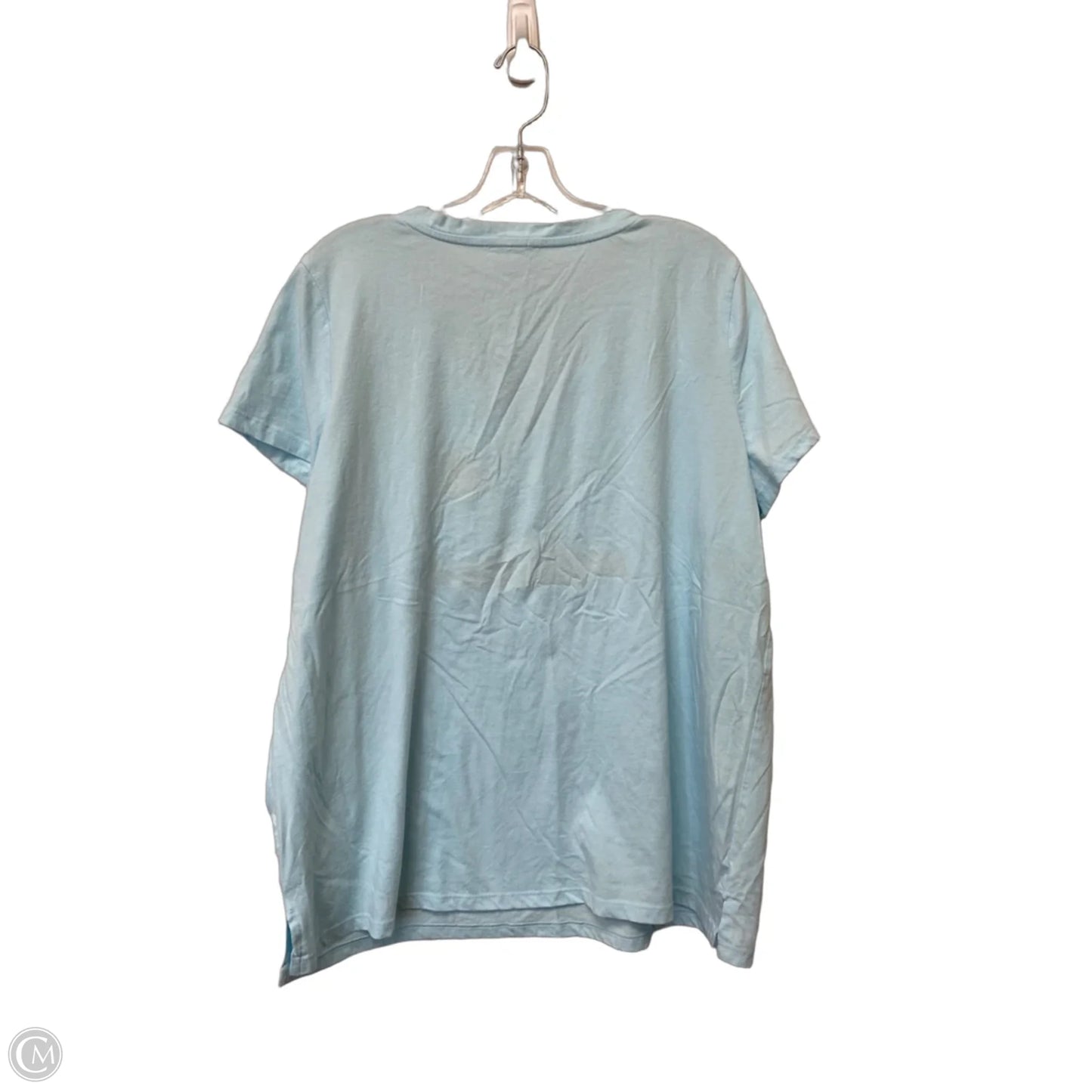 Top Short Sleeve By Maurices In Blue, Size: Xxl