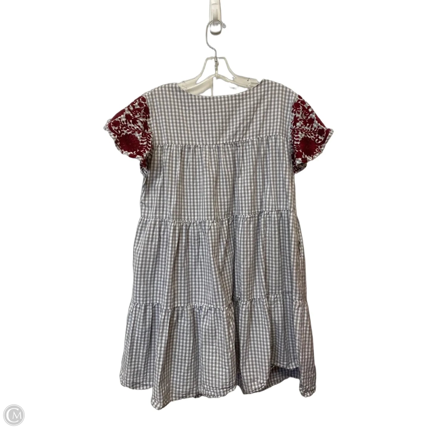 Dress Casual Midi By Clothes Mentor In Checkered Pattern, Size: S