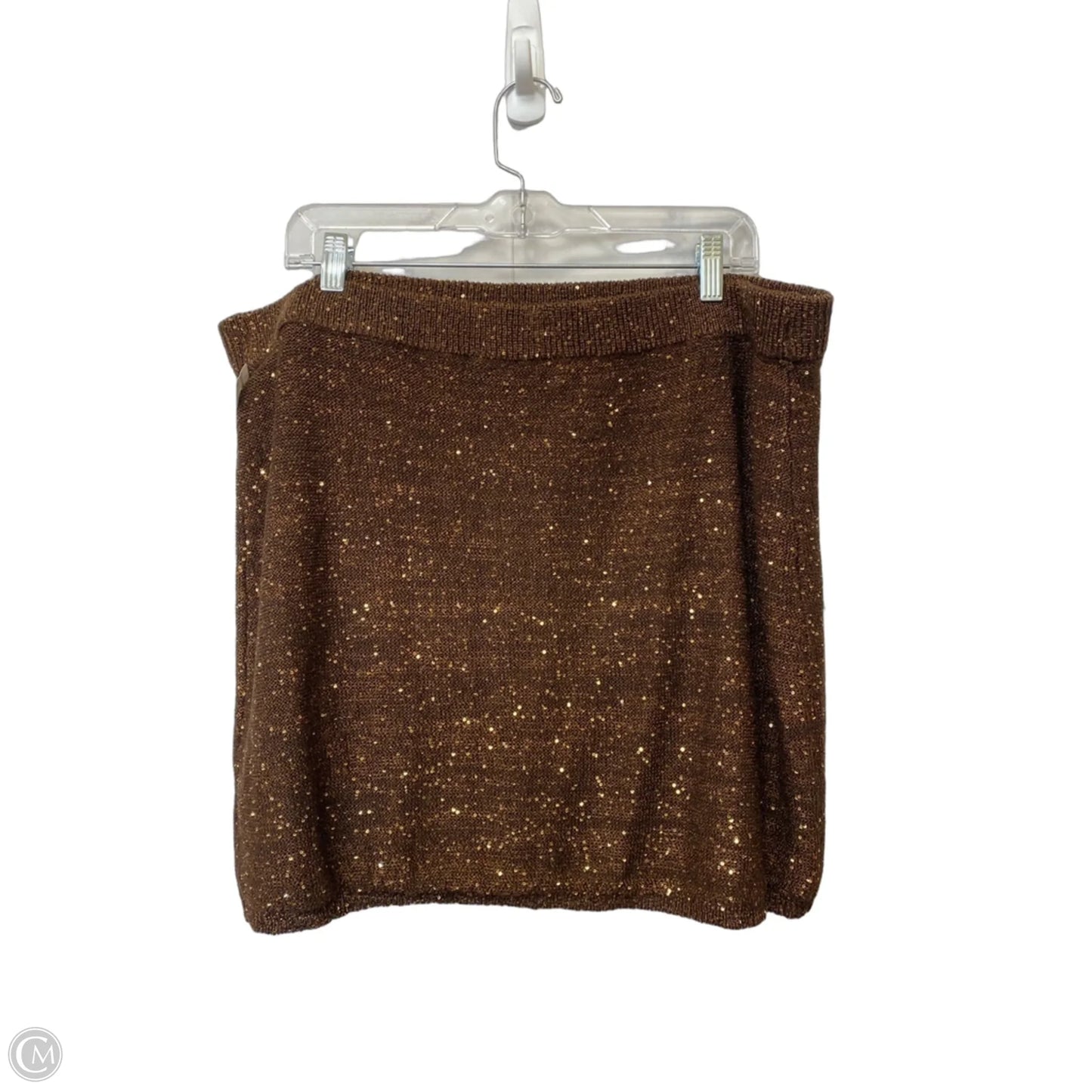 Skirt Mini & Short By Wild Fable In Brown, Size: 2x