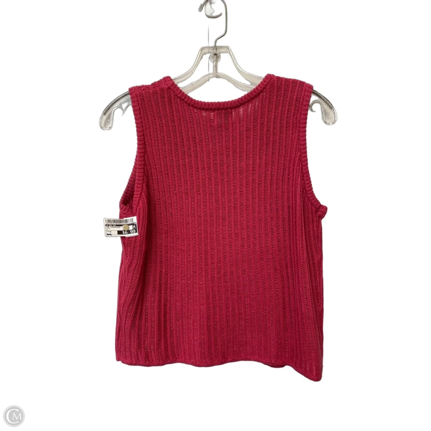 Top Sleeveless By A New Day In Pink, Size: M