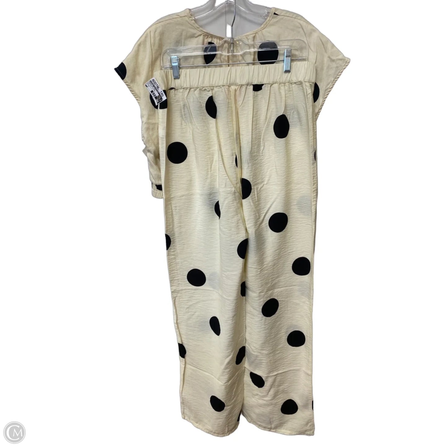 Pants Set 2pc By Future Collective In Polkadot Pattern, Size: M